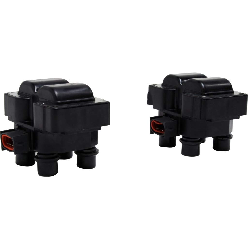 Lincoln Mark VIII Ignition Coil Set of 2 - Compatible with 1993-1997 Models | 12V Coil Pack Design | High Performance Replacement for Smooth Engine Start | Perfect for DIY Car Repair & Maintenance