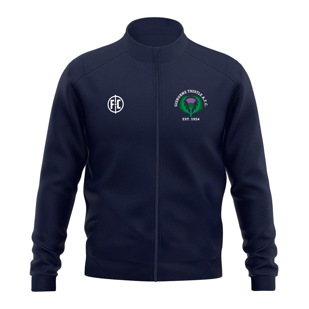 Gisborne Thistle Club Full Zip Jacket for Men - Stylish Windbreaker for Outdoor Activities, Golf & Casual Wear