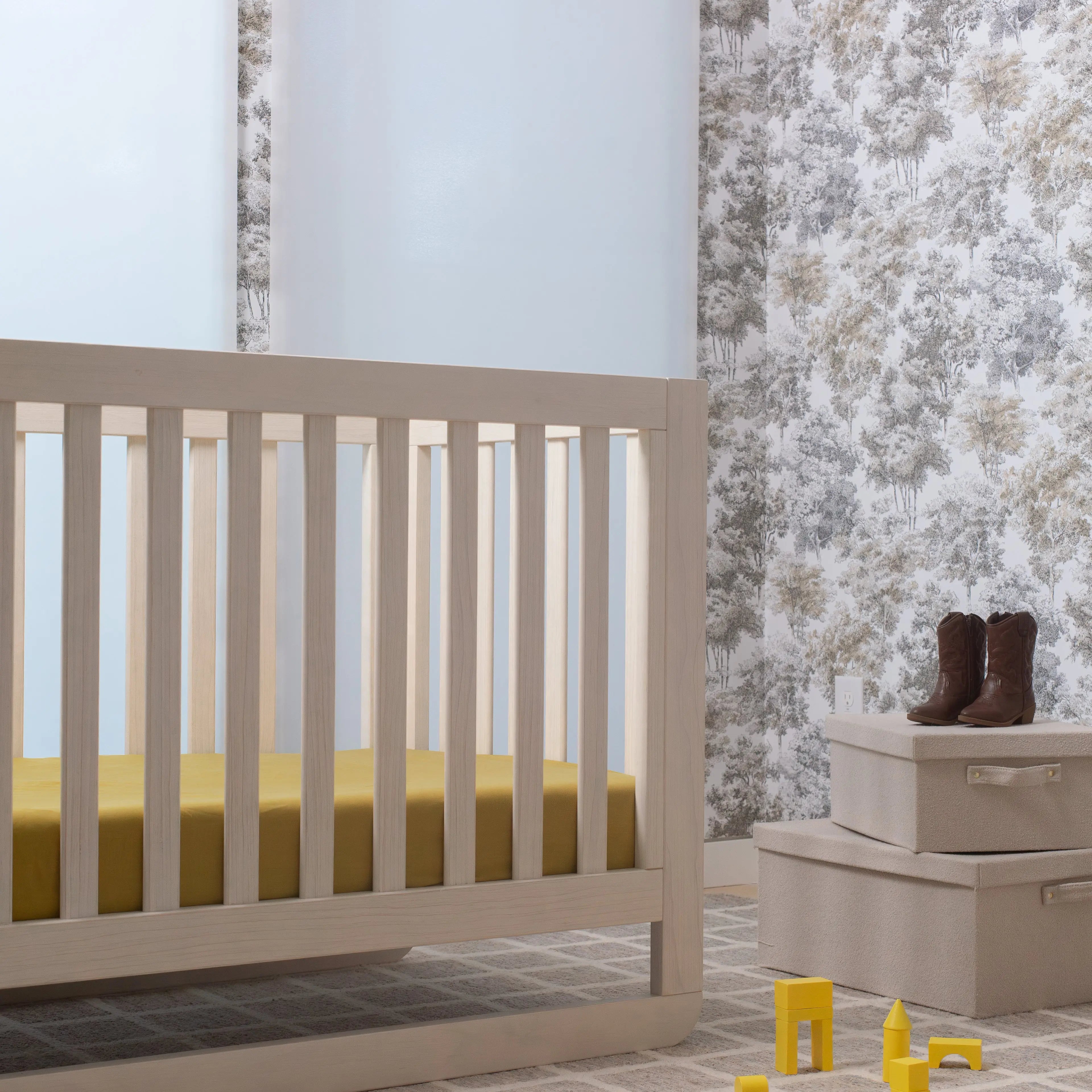 Organic Bamboo Hemp Crib Sheet - Soft Breathable Fitted Crib Mattress Cover for Baby & Toddler - Perfect for Nursery, Daycare & Travel Use