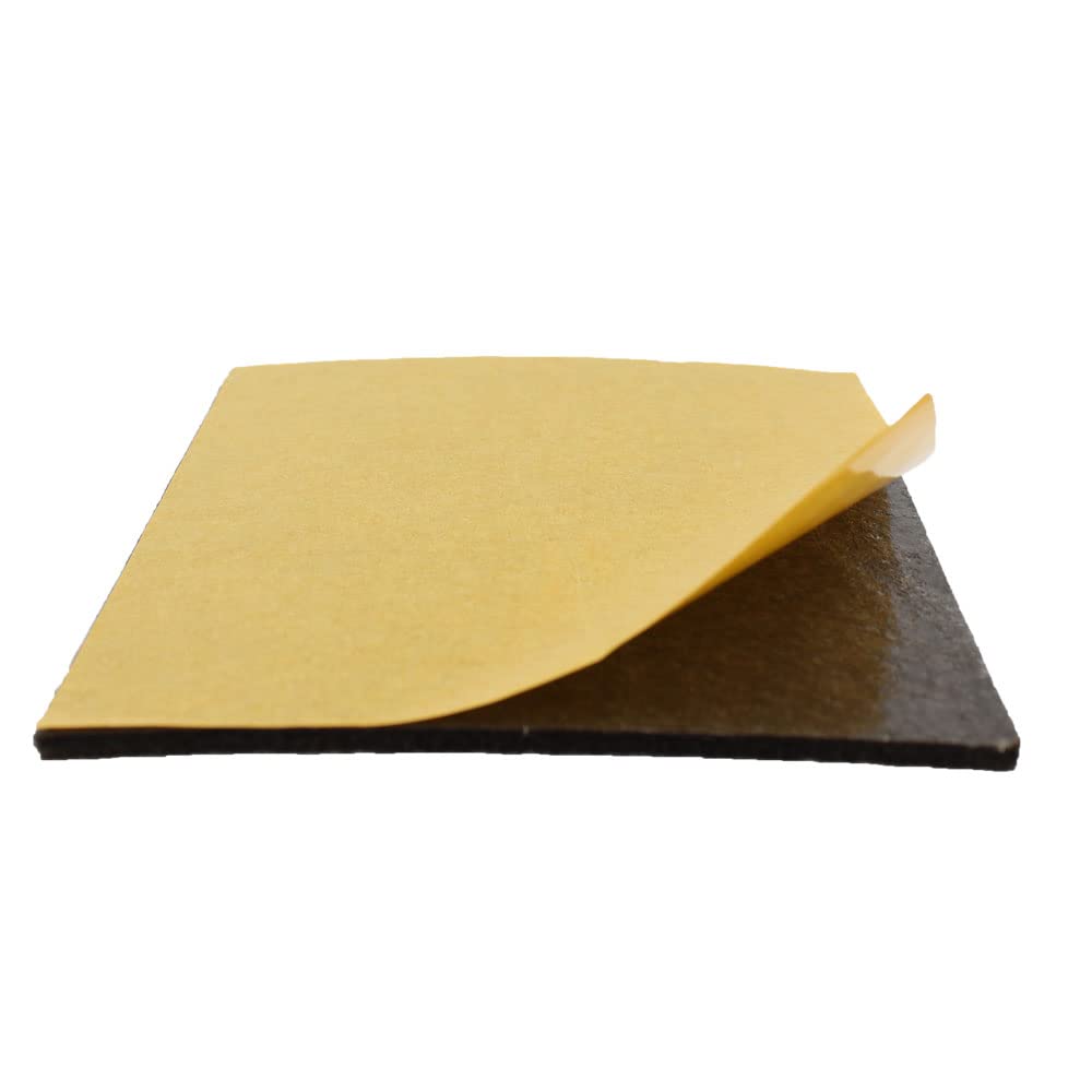 Lifeswonderful - 5 Pack Self-Adhesive Non-Slip Felt Pads 100x100mm for Furniture - Sofa, Bed, Table Protectors to Prevent Scratches & Noise (Home & Office Use)