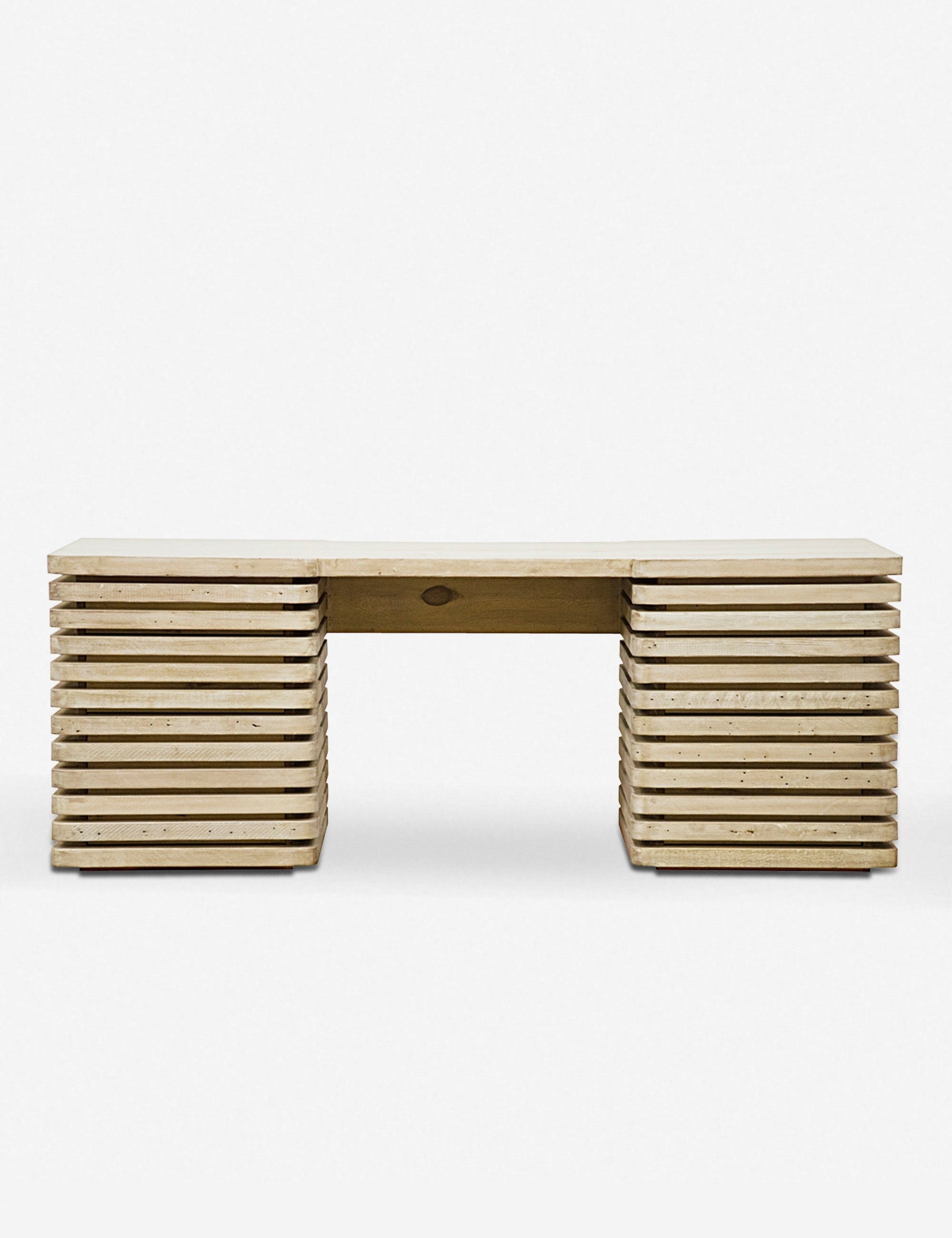 Ellery Desk - Modern Writing Desk for Home Office, Study & Workspace - Solid Wood Computer Desk with Storage Shelf - Perfect for Remote Work & Small Spaces