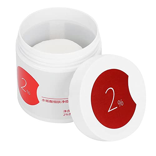 60pcs 2% Salicylic Acid Cotton Swabs for Acne Treatment - Exfoliating Facial Cleansing Pads to Remove Blackheads & Shrink Pores - Perfect for Daily Skincare Routine & Travel-Friendly Acne Care