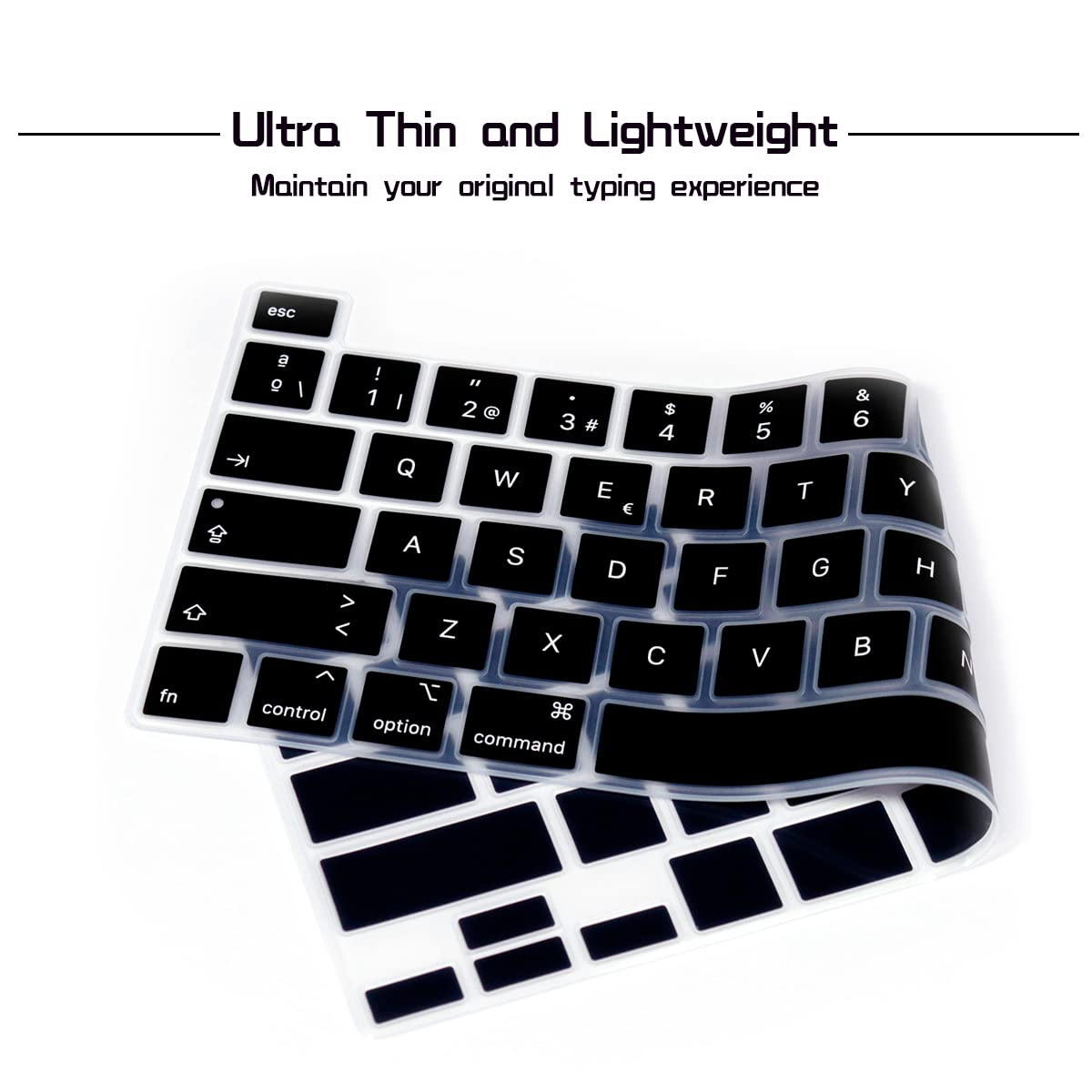 Ultra Thin Spanish Language Silicone Keyboard Cover for MacBook Pro 13
