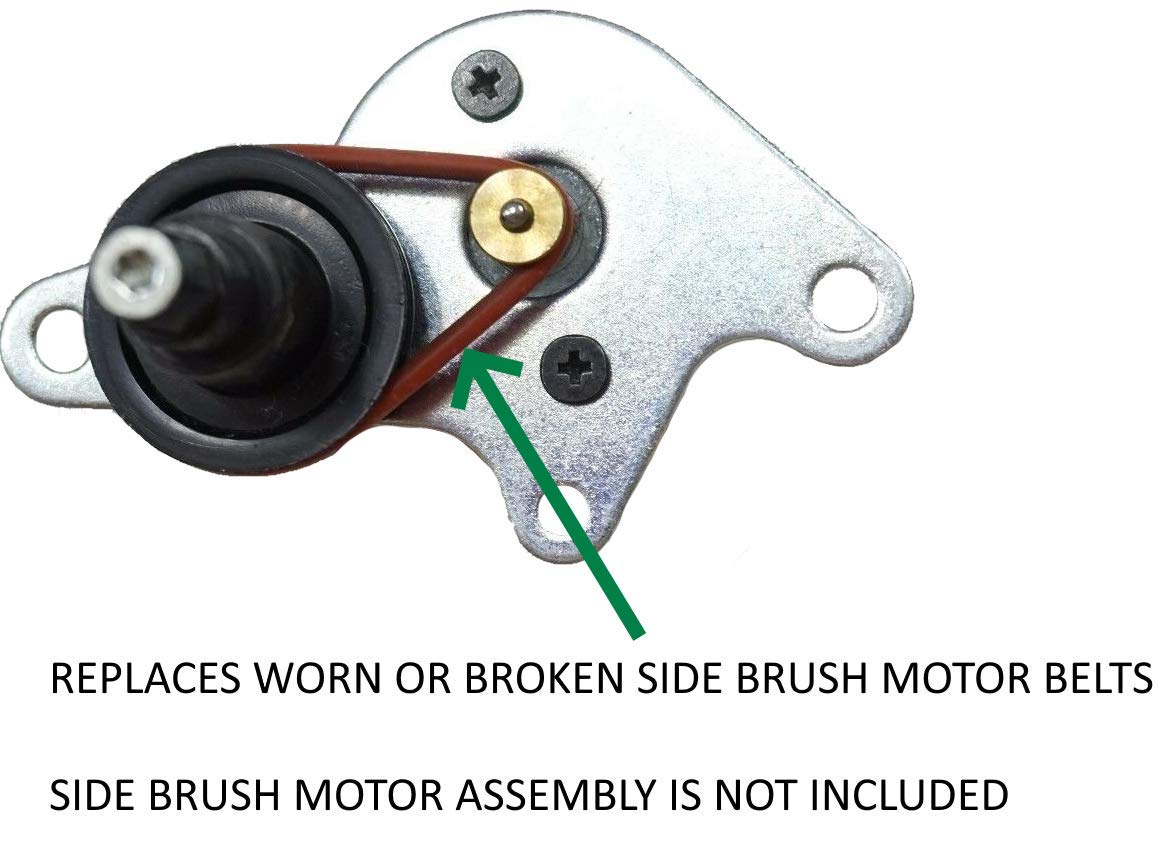 Neato Botvac & Connected Robotic Vacuum Replacement Side Brush Motor Kit - Compatible with D5 D6 D7 D75 D80 D85 65 70e 75 80 85 Models - Includes Drive Belt & O Ring - Easy DIY Fix for Non-Spinning Side Brush - Perfect for Home Cleaning & Maintenance