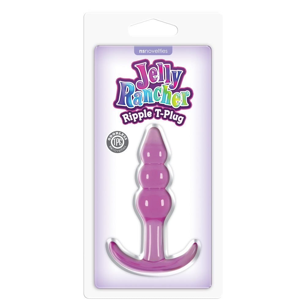 Jelly Rancher Ripple Anal Plug - Silicone Butt Plug for Adults, Beginner Friendly Anal Toy - Perfect for Couples Play & Solo Pleasure
