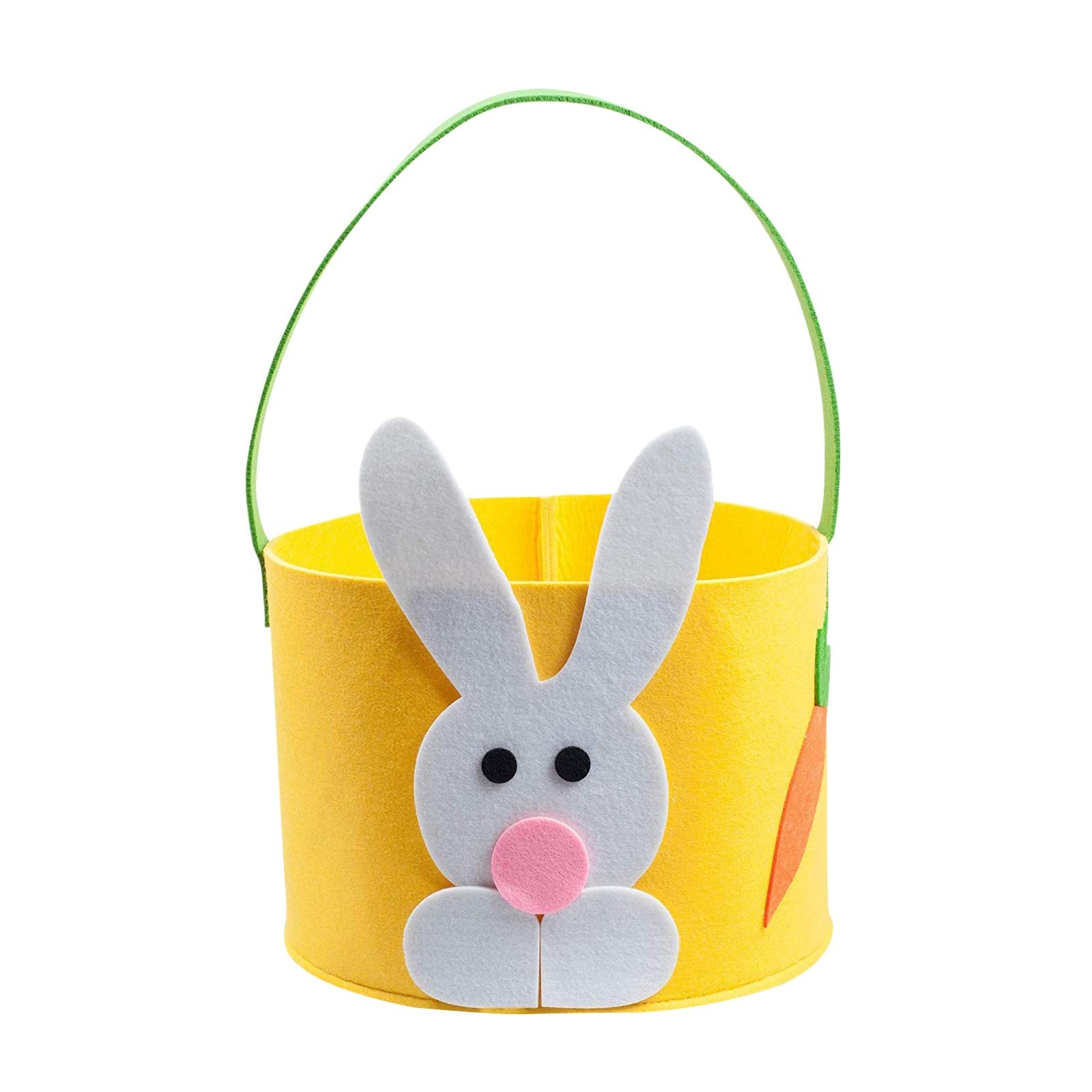 **Povvinmg 3-Tier Folding Storage Basket Bag - Cute Bunny Design Easter Egg Candy Organizer for Kids, Home & Housekeeping (One Size) - Perfect for Easter Gifts, Toy Storage & Home Decor**
