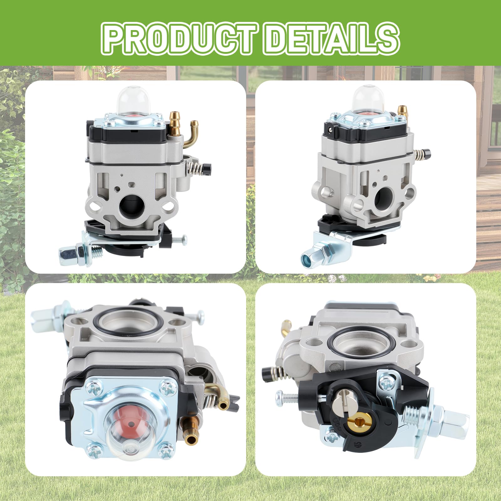 Shindaiwa T242X Echo PAS-260 PB-260L Carburetor Kit - Compatible with WYK-186 T242 Backpack Blower, SRM260 SRM261 SHC261 PAS-261 PE-260 PE-261 PPT-260 String Trimmer - Perfect for Lawn Maintenance & Landscaping Equipment Repair