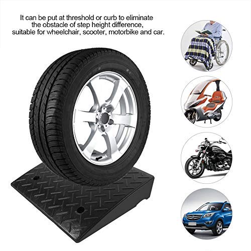 Heavy Duty Rubber Curb Ramps 2 Pack - 19.17