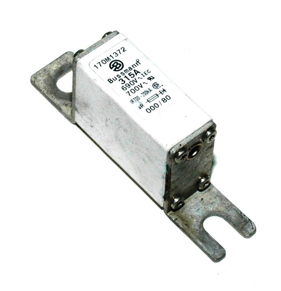 COOPER BUSSMANN 170M1372 690V 315A Fuse - 000/80 AR UC Class - Heavy Duty Electrical Protection for Industrial Equipment & Power Systems