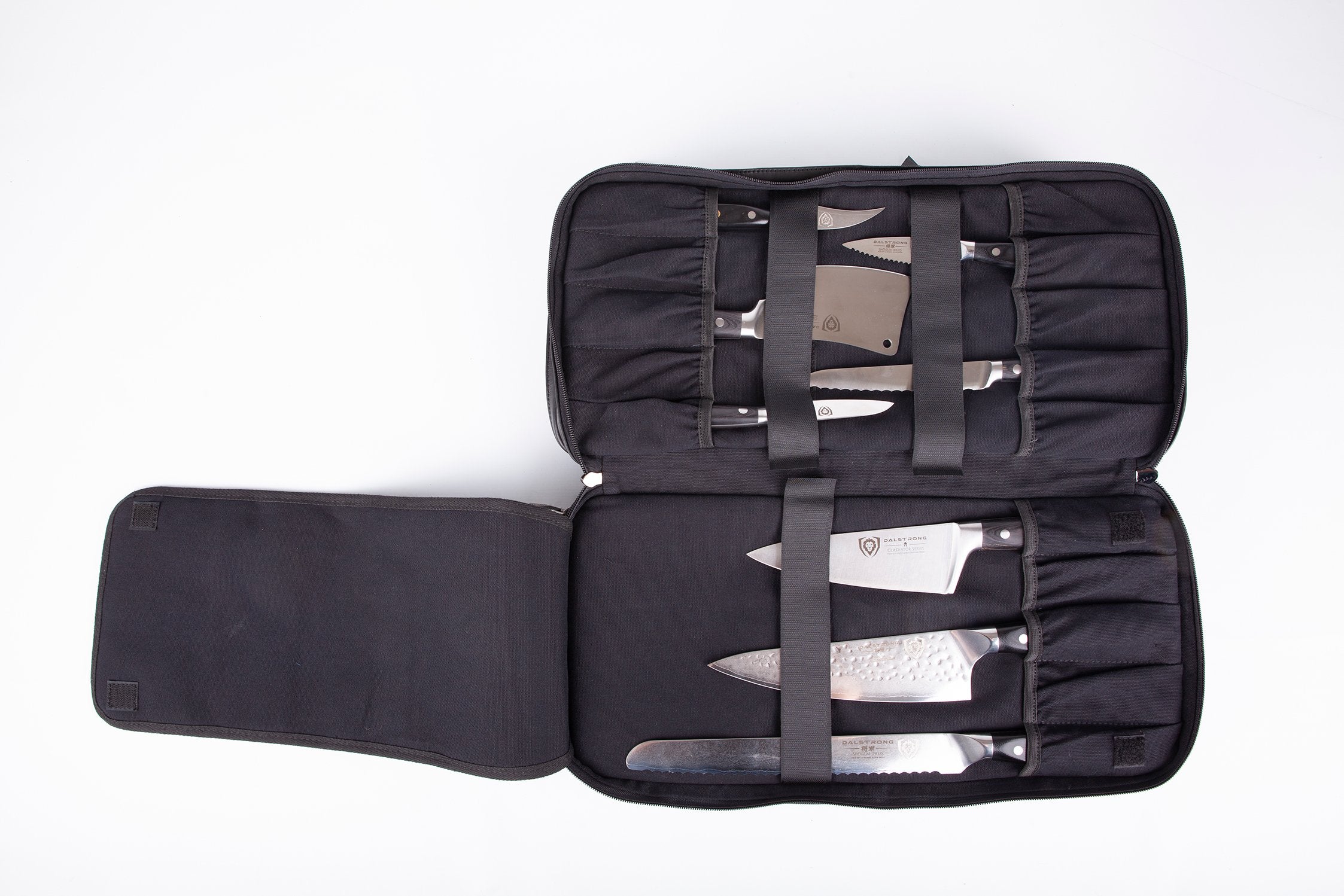 Premium 4 Pocket Knife Bag - The Culinary Commander by Dalstrong | Professional Chef Knife Storage & Organizer for Kitchen, Camping & Outdoor Cooking