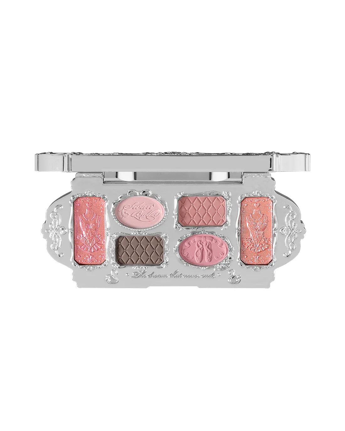 Swan Ballet Six-Color Eyeshadow Palette - Floral & Romantic Makeup Palette by Flower Knows | Perfect for Everyday Wear, Party & Special Occasions