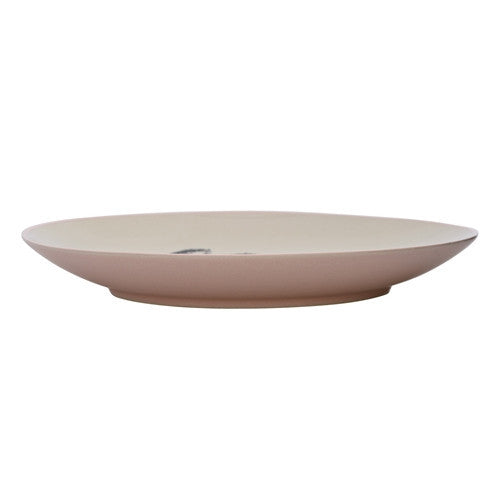 Bloomingville Nanna Offwhite with Nude Plate - Elegant Dinnerware Set for Home Dining, Parties & Special Occasions