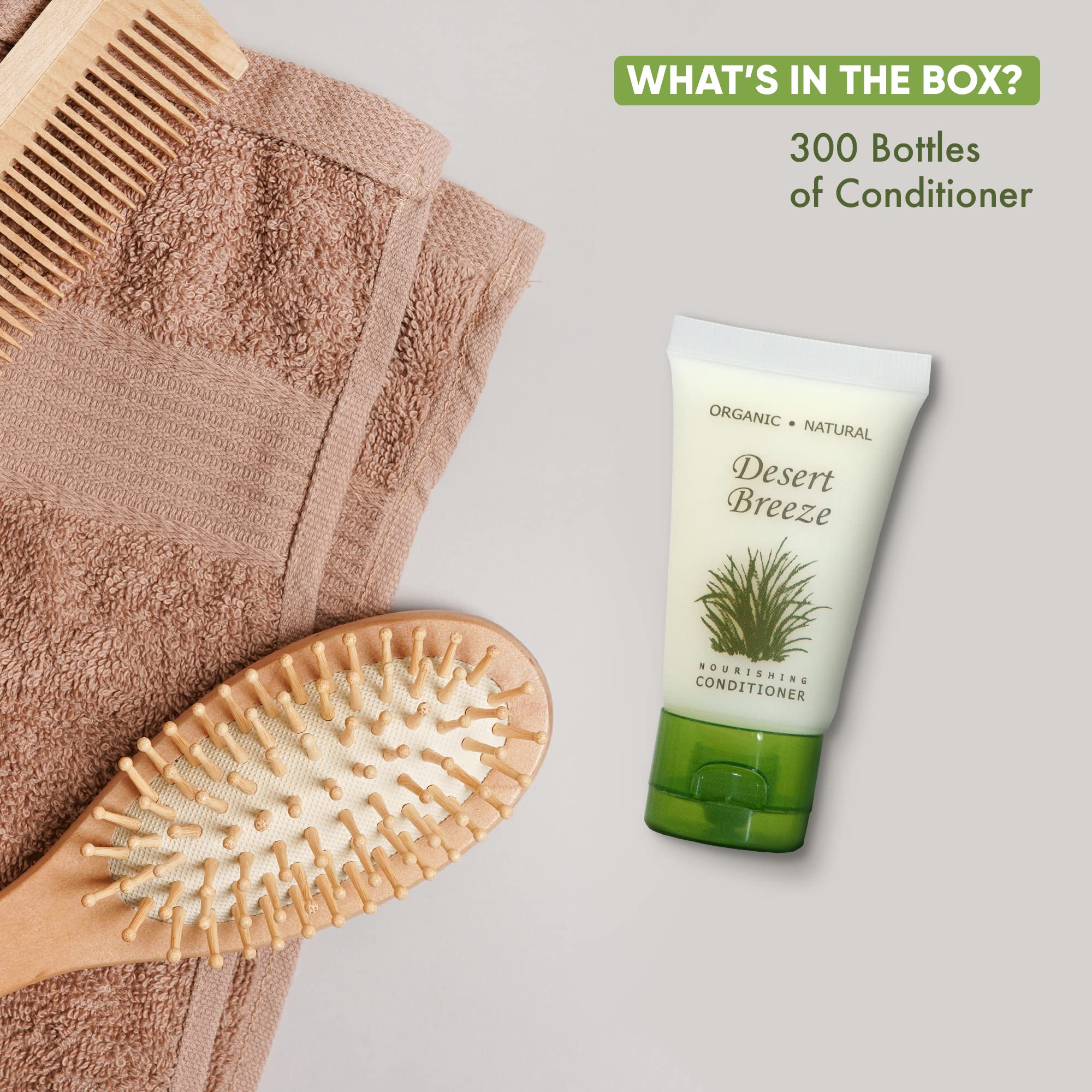 Travel Size Conditioner 1 oz with Flip Cap - Bulk Pack of 300 | Hotel Toiletries & Amenities for Hospitality Industry, Airlines, Spas, and Personal Travel Essentials