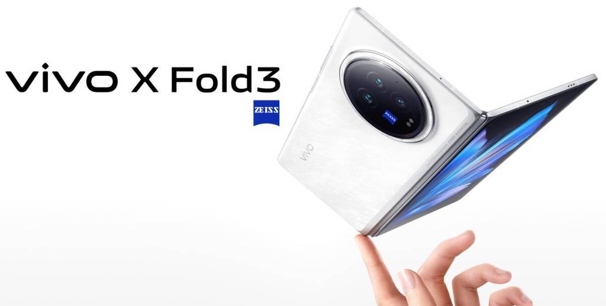 Vivo X Fold 3 & X Fold 3 Pro 5G Smartphone (256GB/512GB/1TB Storage) - Foldable Android Phone with Large Screen for Work & Entertainment