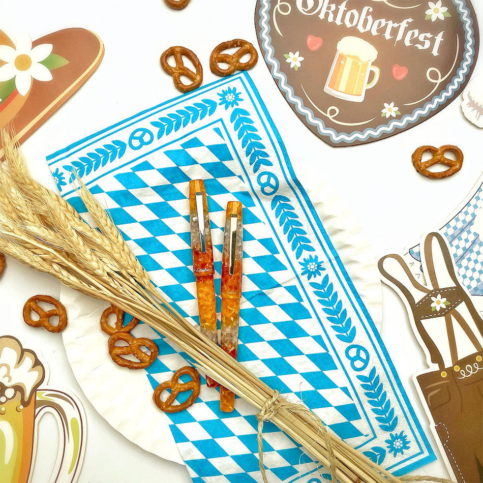 Esterbrook Camden Rollerball Pen - Oktoberfest Gold Trim Limited Edition Writing Instrument for Professionals & Collectors - Perfect for Office, Gifts & Special Occasions