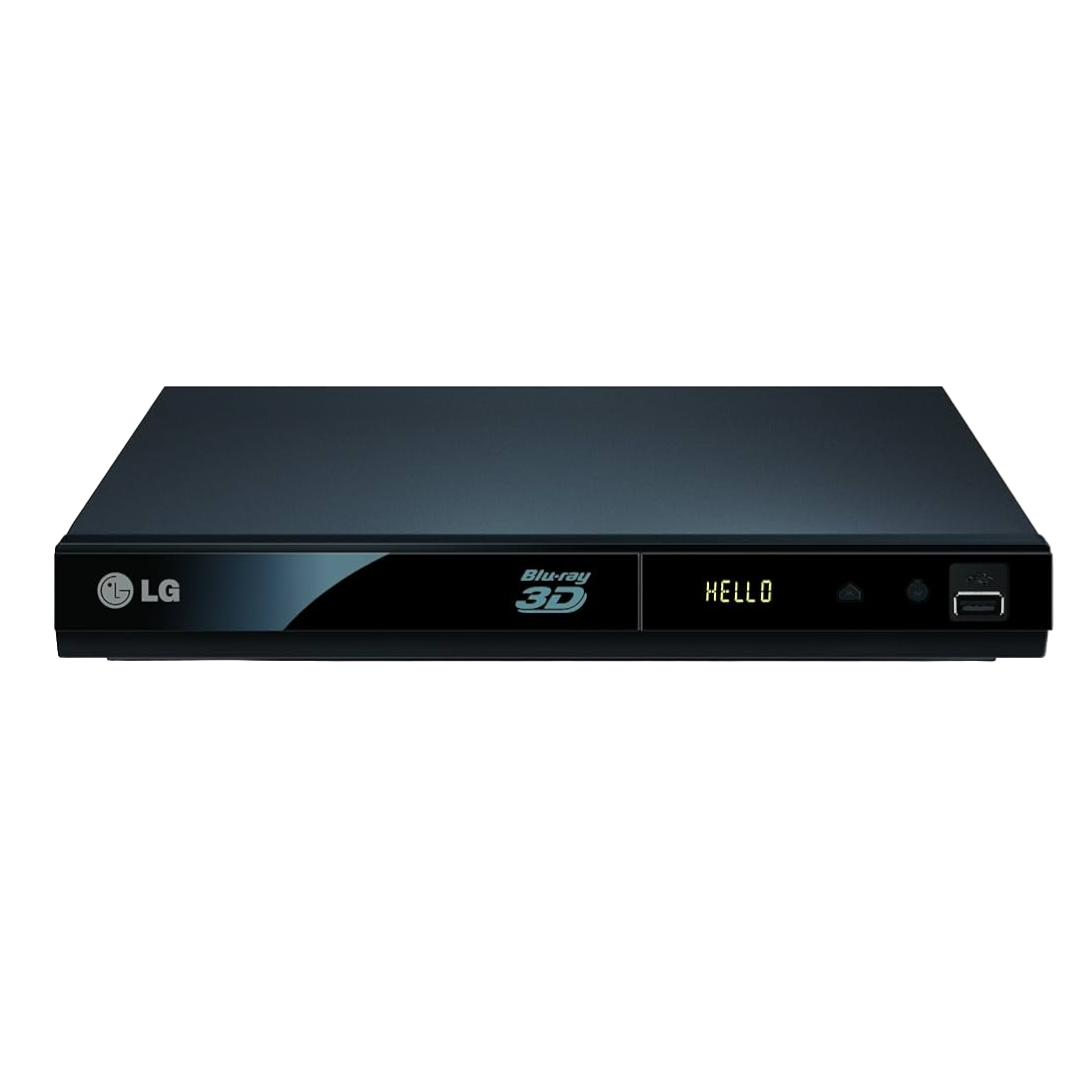 LG 3D Slim Smart Blu-ray DVD Player with Wi-Fi - Stream Movies, Play DVDs & Blu-ray Discs - Perfect for Home Theater & Entertainment Systems