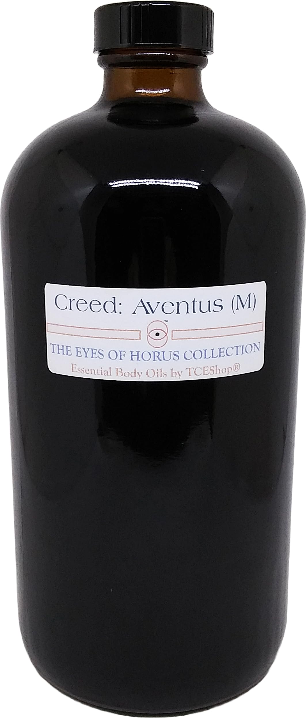 Creed Aventus Scented Body Oil for Men - 32 oz Dark Brown Cologne Fragrance Oil with Regular Cap | Long-Lasting Luxury Scent for Date Night, Gifting & Special Occasions