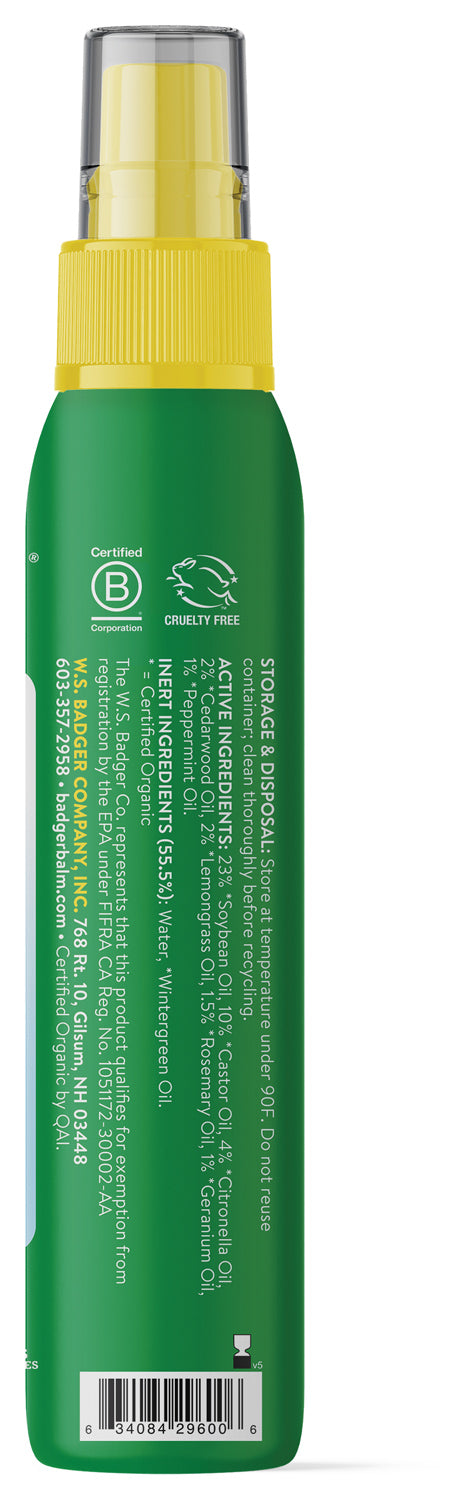 Badger Anti Bug Duo: Organic Balm & Shake Spray Insect Repellent Set for Outdoor Camping, Hiking, and Travel Protection