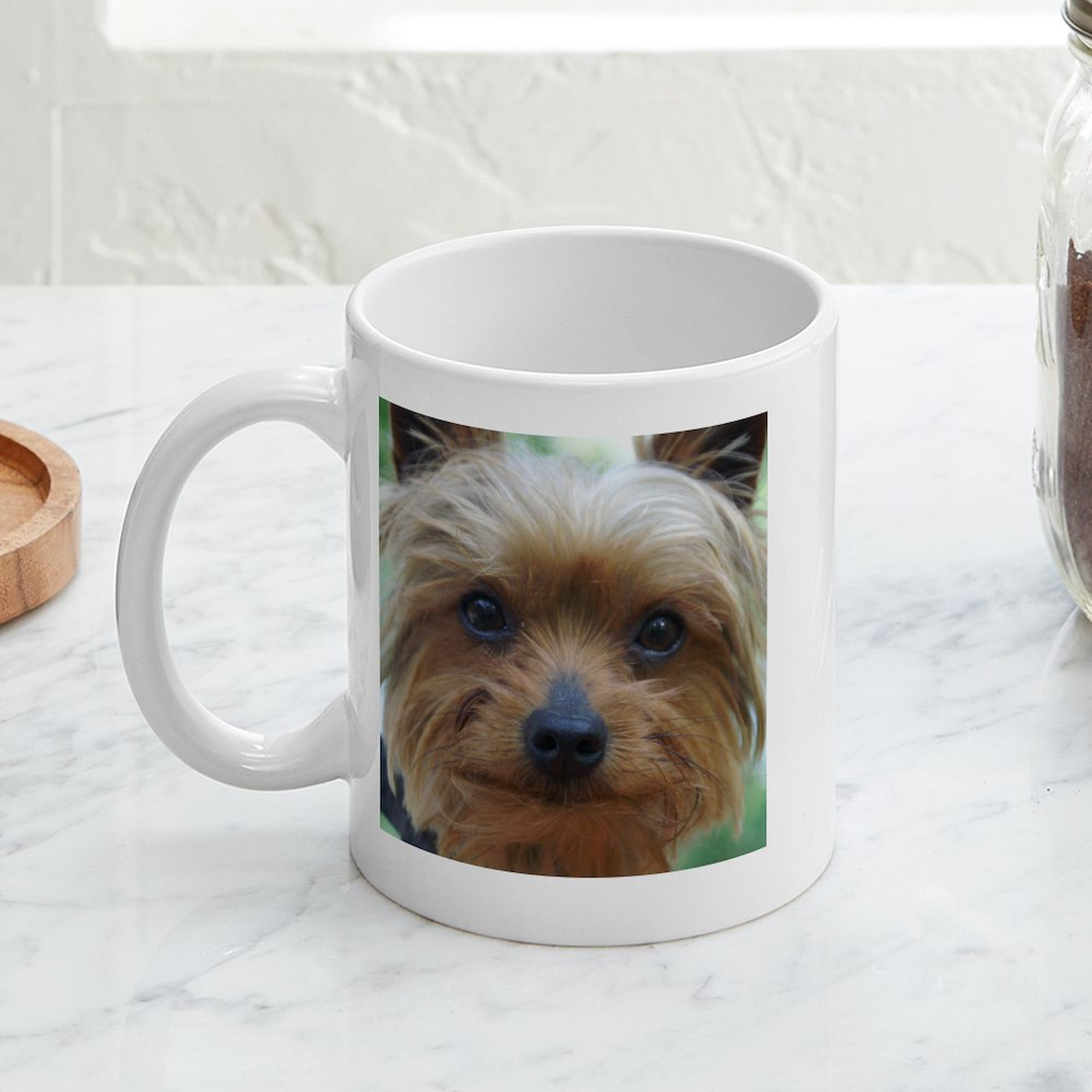 Yorkie Dog Lover's Ceramic Coffee Mug - 11 oz (325 ml) - Perfect for Tea, Hot Chocolate & Office Use - CafePress