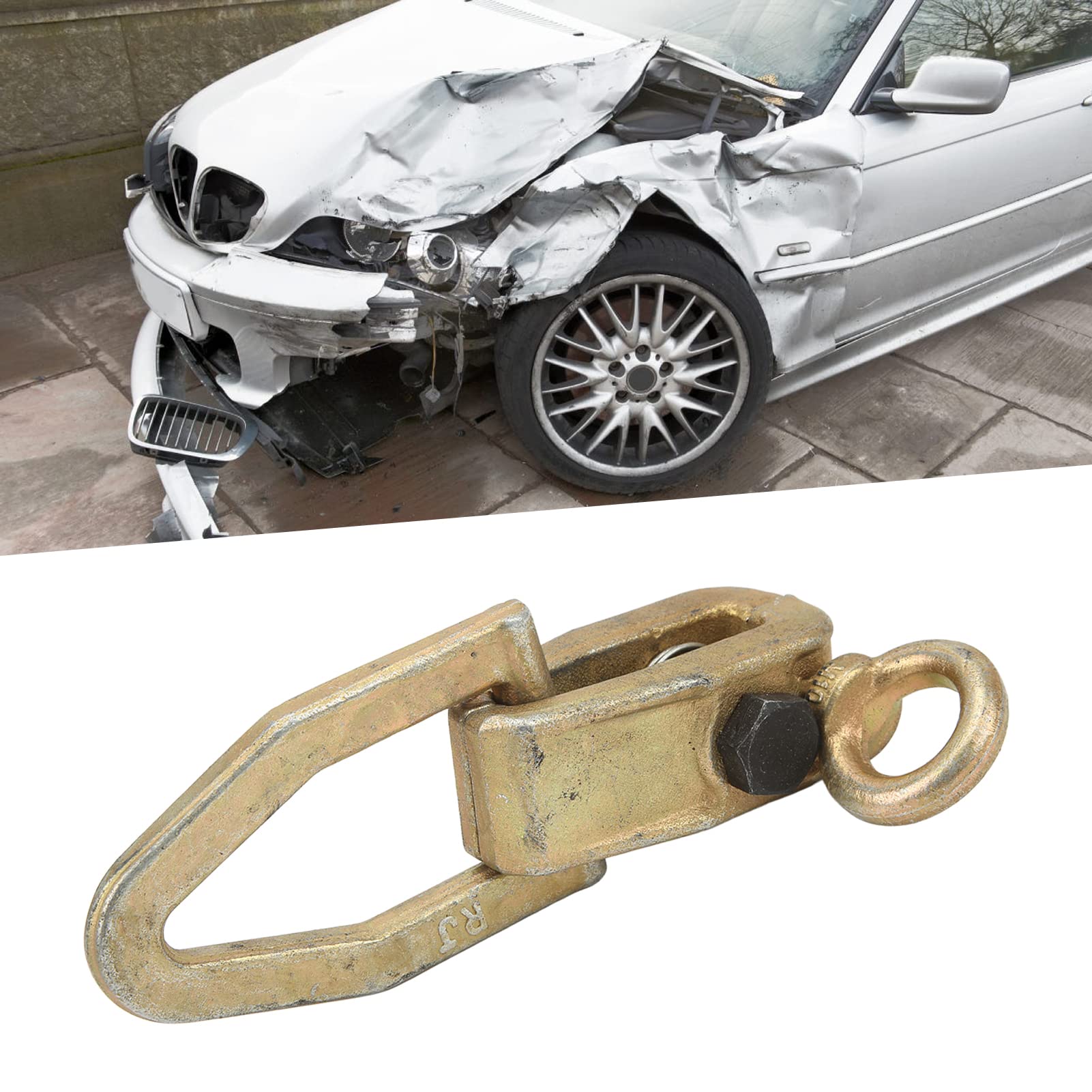 5 Ton Self-Tightening Auto Body Clamp - 2 Way Vehicle Frame Grip for Car Body Repair & Dent Removal | Heavy-Duty Collision Repair Tool for DIY & Professional Use