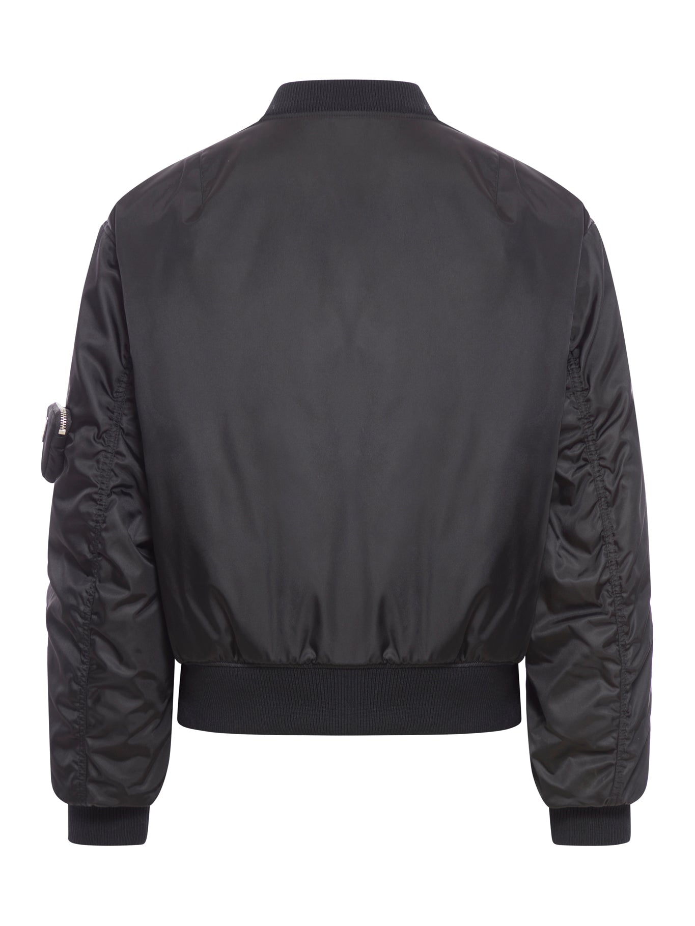 Prada Bomber Jacket Re-Nylon Black - Men's Lightweight Windbreaker for Casual & Streetwear Outfits | Model SGB903S2221WQ8 F0002