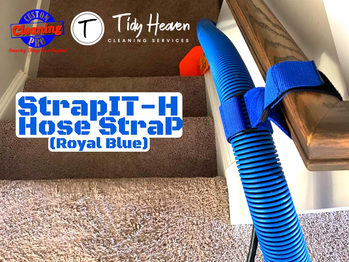 StrapIT-H™ Royal Blue Vacuum Hose Strap - Securely Holds 1.5