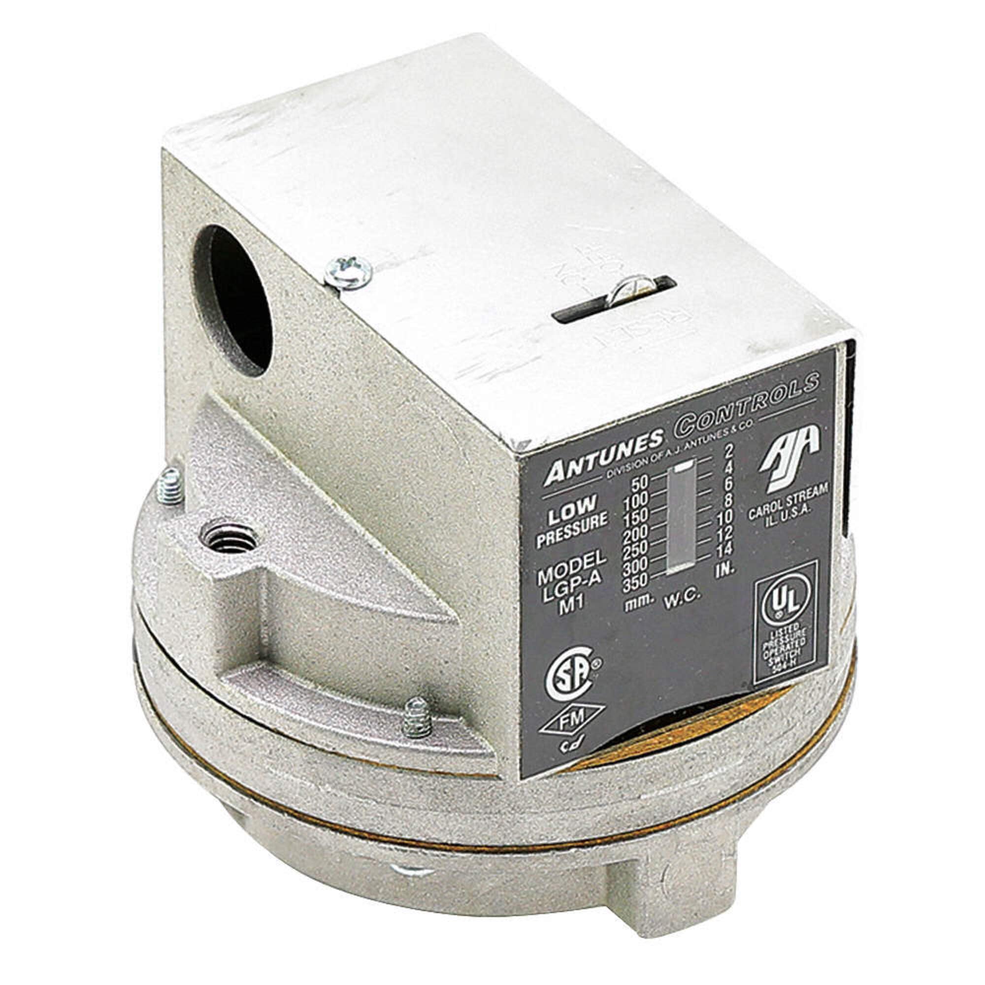 AJ Antunes 803112502 Model LGP-A Single Low Gas Pressure Switch with Manual Reset (2