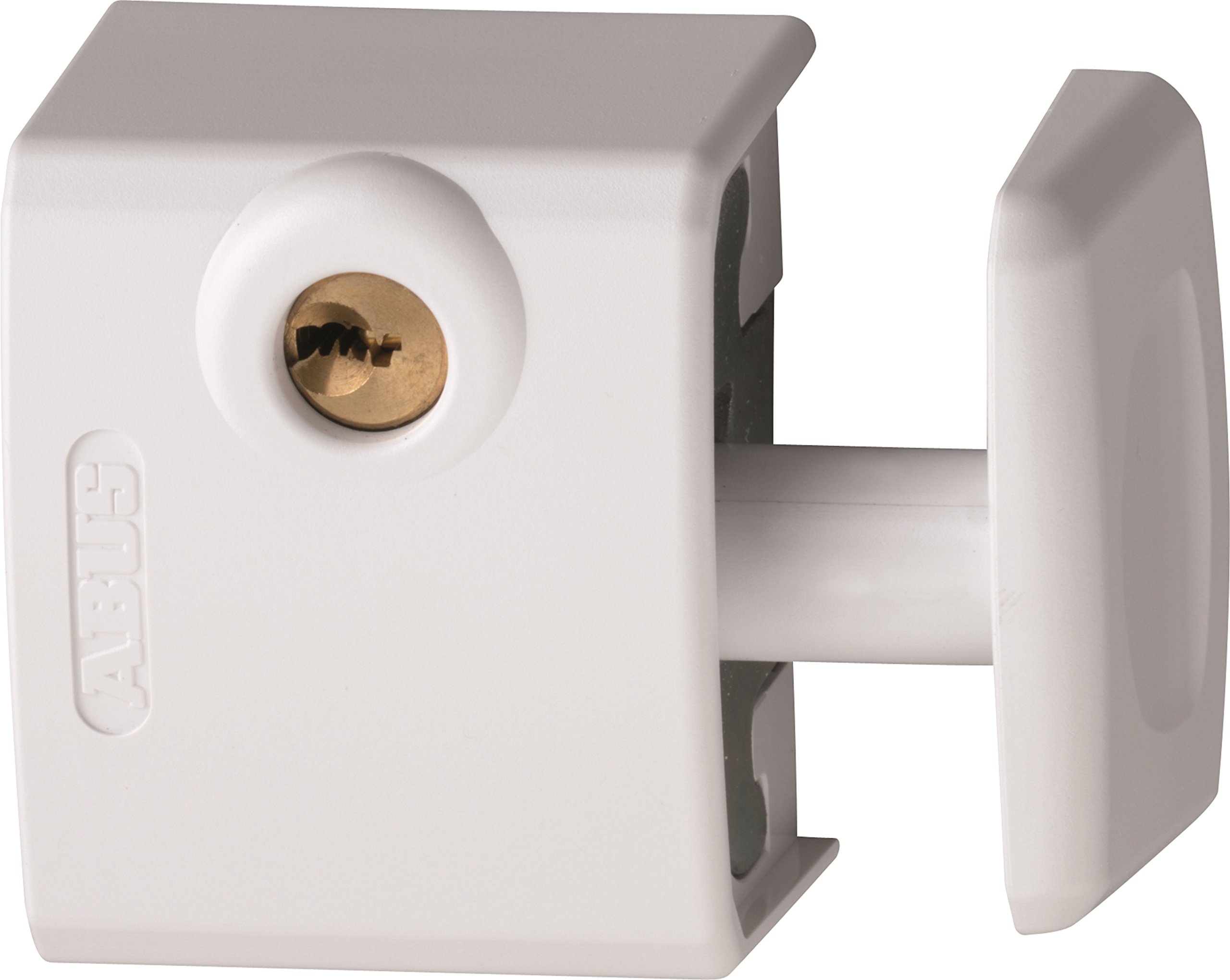 ABUS 26801 FOFTS3002 White Sliding Window Lock Pendant - Secure Door & Window with Opening Concave Design | Ideal for Home, Office & Apartment Security