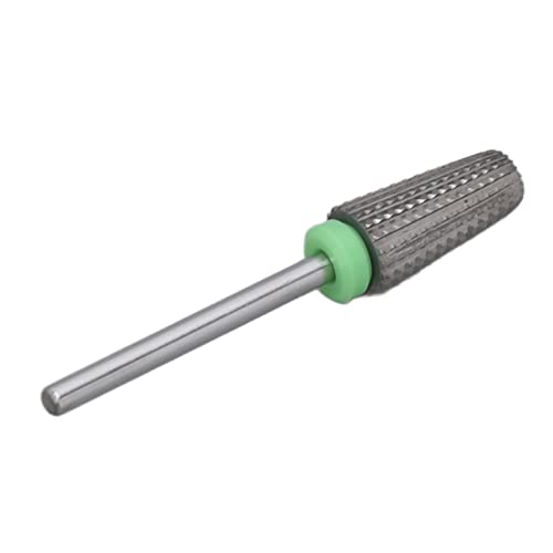 3 Types Tungsten Steel Nail Grinding Heads - Heavy Duty Nail Art Drill Bits for Dead Skin Removal & Nail Trimming - Perfect for Nail Salon Pedicure & Manicure - Grey Professional Nail Care Tools
