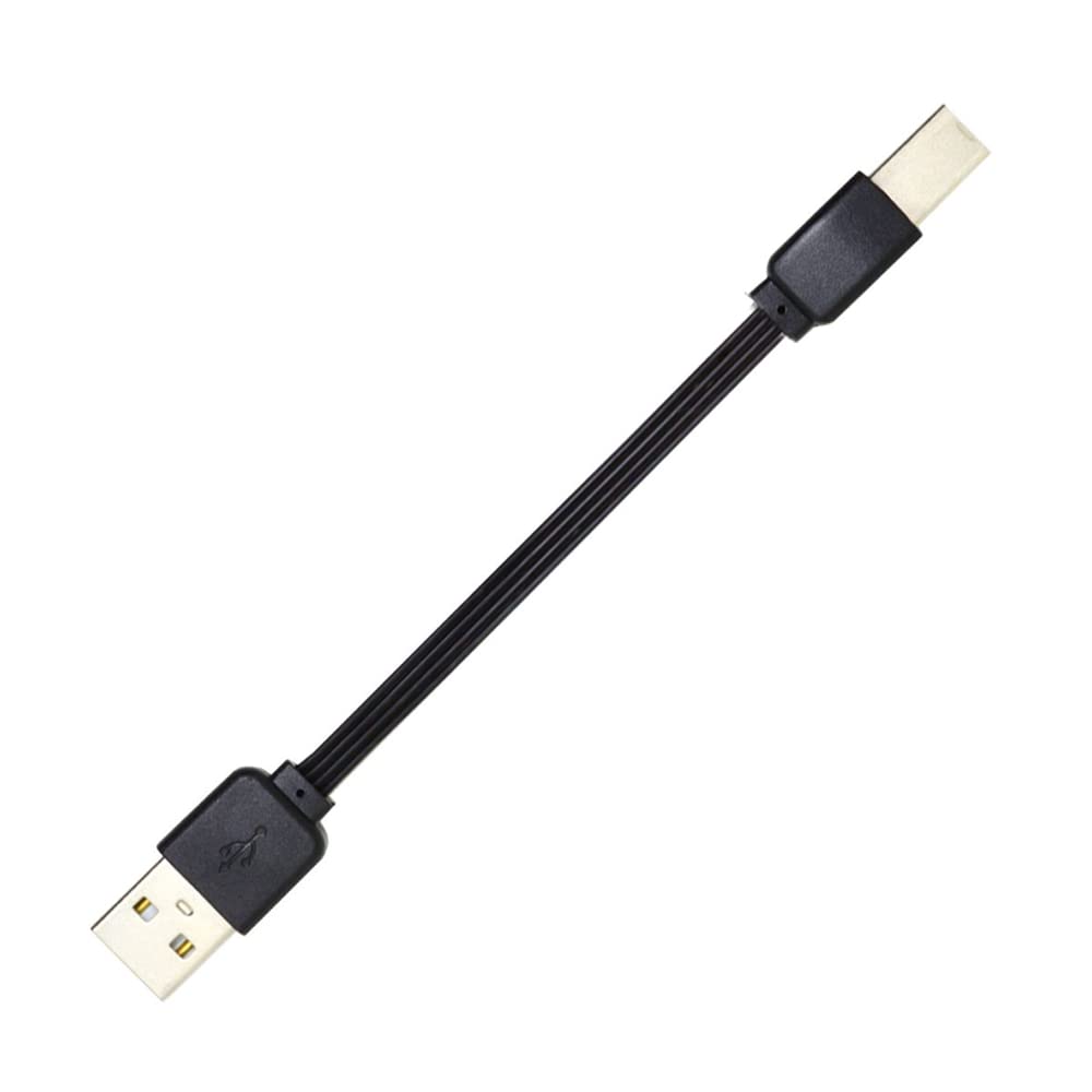 NFHK 13cm USB 2.0 Type-A to Type-B Flat FPC Data Cable - High-Speed Transfer for Scanners, Hard Drives & Printers - Perfect for Office, Home & Industrial Use