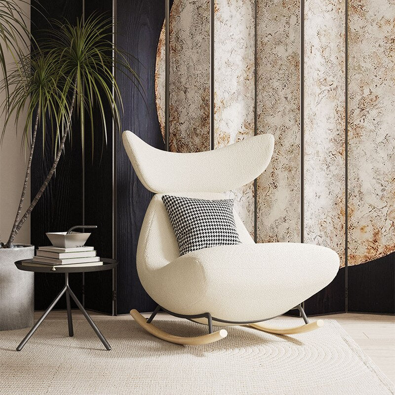 Whale Sofa Rocking Chair - Comfortable Nursery Glider & Recliner for Living Room, Bedroom, Nursery - Perfect for Breastfeeding, Reading & Relaxation