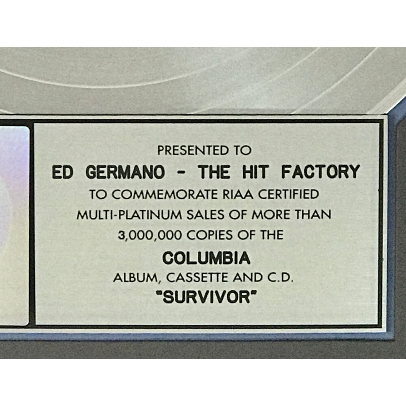 Destiny's Child Survivor 3x Multi-Platinum Album Award - Certified RIAA Gold & Platinum Record - Perfect for Music Collectors, Fans & Display in Home, Office or Studio