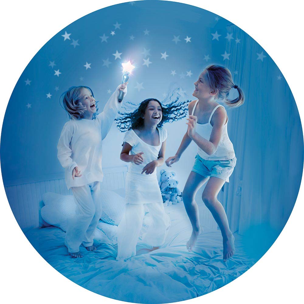 IMC Toys Attrap'Etoiles Playfun 97346 - Light Up Star Catcher Toy for Kids - Fun Nighttime Glow in The Dark Game for Bedroom & Outdoor Play