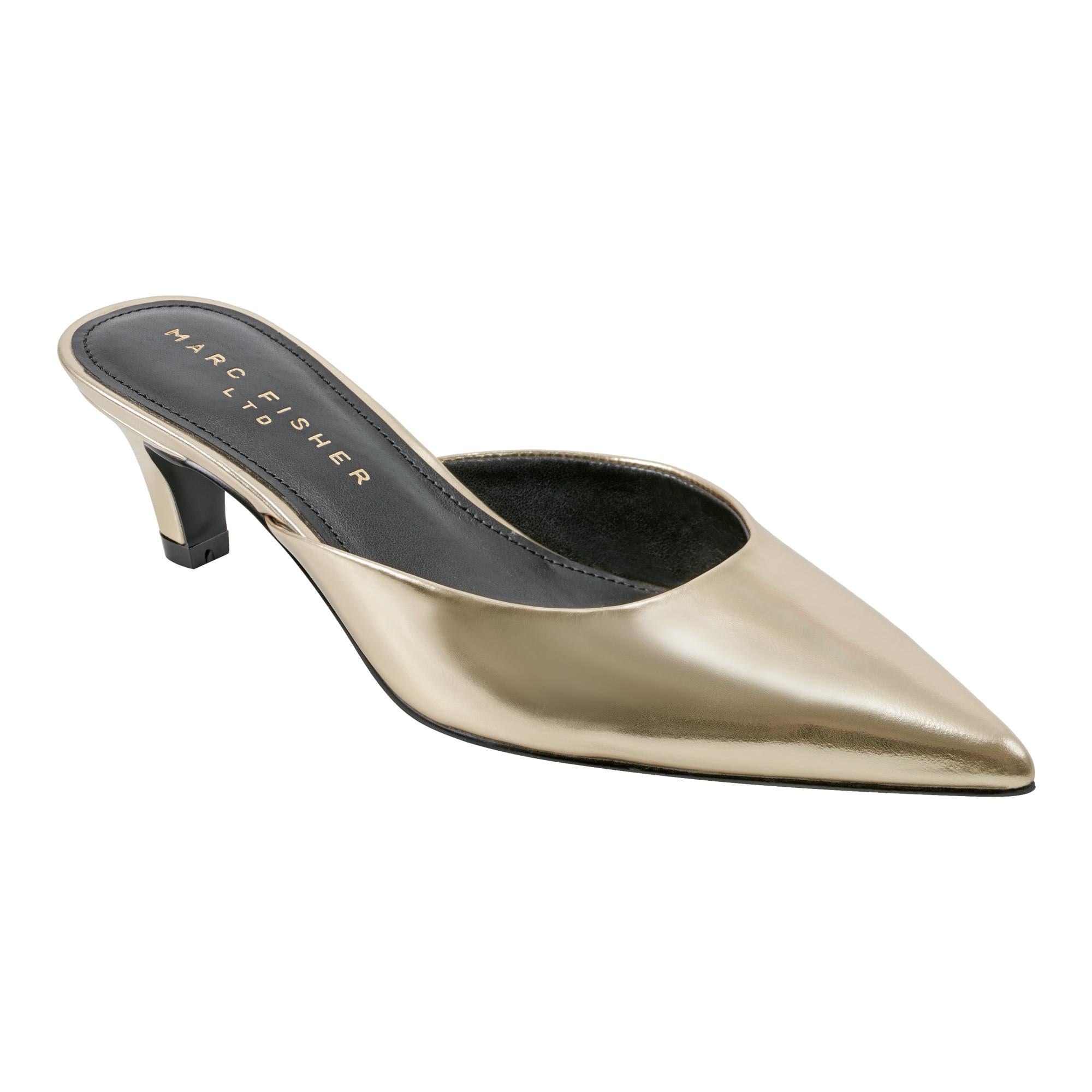 Marc Fisher Ltd Women's Rosa Gold M Leather Ankle Boots - Stylish & Comfortable for Fall & Winter | Perfect for Office, Parties & Casual Outfits