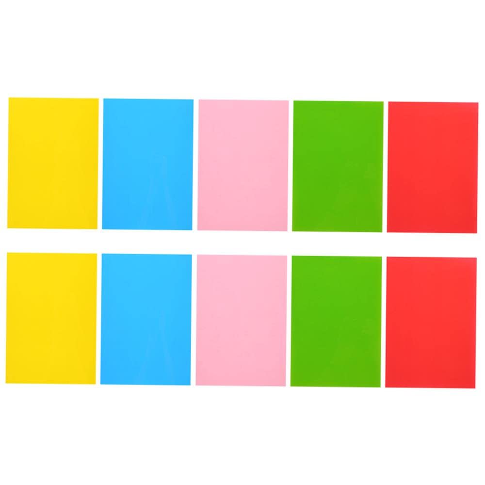 10Pcs Frosted Heat Shrink Film Sheets for Hand-Painted Colored Pencils - DIY Shrink Art Supplies for Kids & Adults - Perfect for Craft Projects, Gift Making & School Art Activities