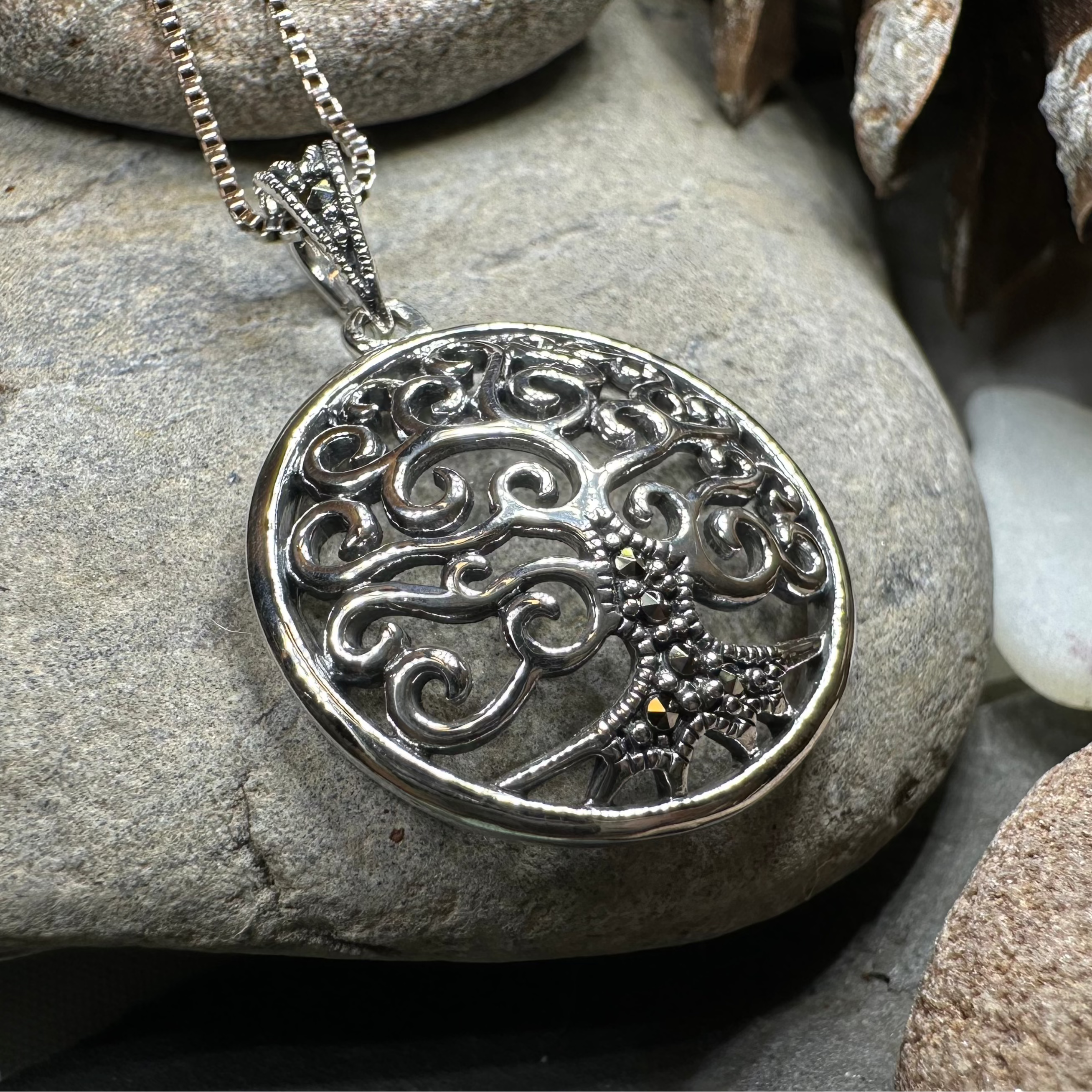 Belisama Tree of Life Pendant Necklace for Women - Sterling Silver Celtic Jewelry Gift for Mom, Sister, Wife - Perfect for Spiritual Protection, Meditation & Everyday Wear