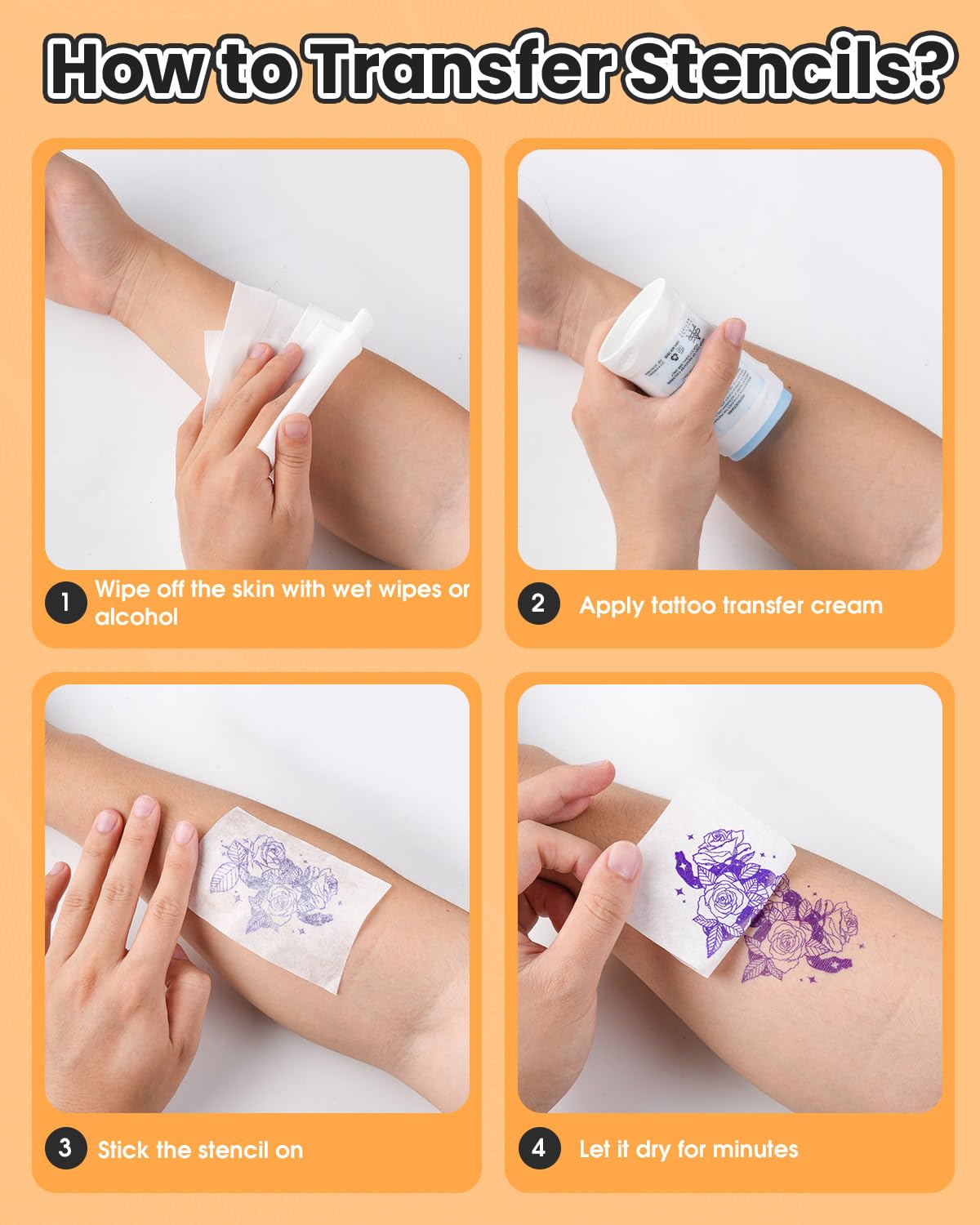Phomemo M08F Wireless Tattoo Stencil Printer - Portable Thermal Copier Machine with 10 Stencil Papers for Tattoo Artists & Beginners | Smartphone & PC Compatible | Ideal for Tattoo Studios, Home Use & Professional Designs
