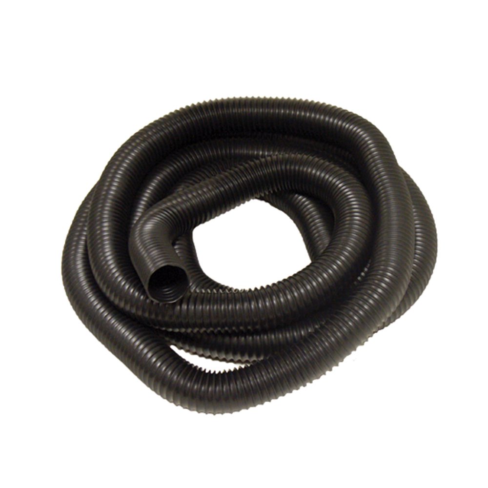 Rubber-Cal PE Flex Ultra Flexible Black Blower Hose - 2 Inch ID x 12.5 Feet Length (Fully Stretched) - Ideal for HVAC, Industrial Ventilation, and Dust Collection Systems