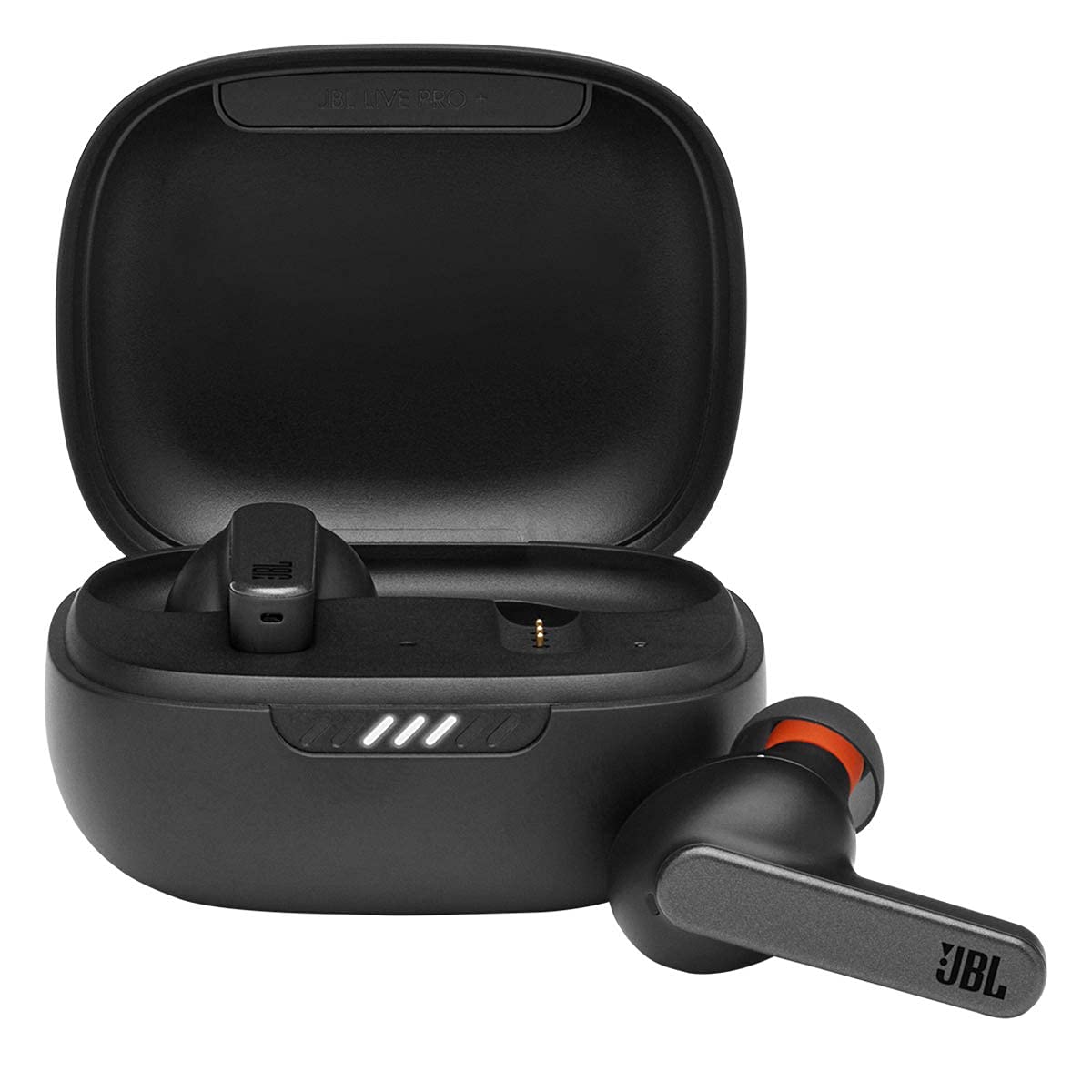 JBL Live PRO+ TWS True Wireless Earbuds with Active Noise Cancelling, Bluetooth 5.0, 28H Battery - Black (Renewed) - Perfect for Commuting, Workouts & Travel