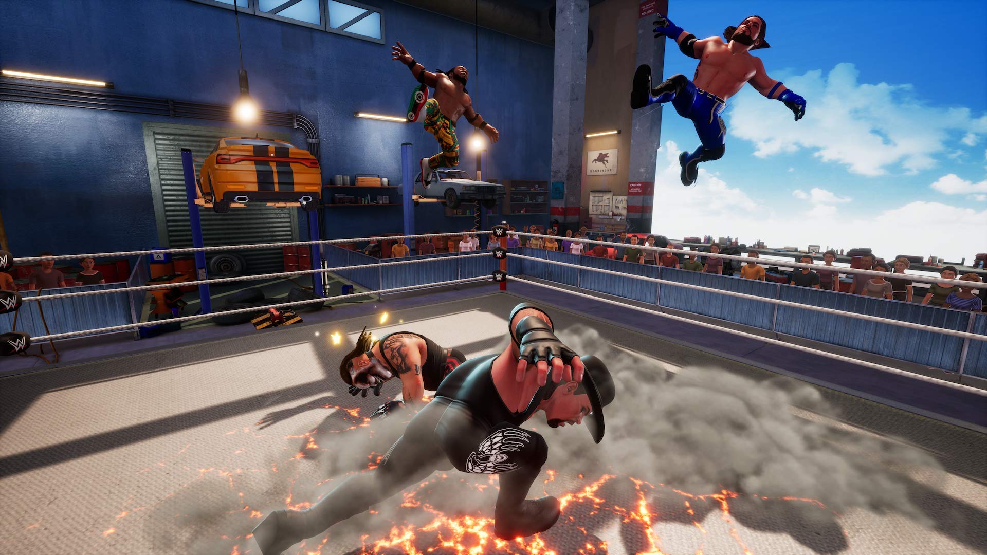 WWE 2K Battlegrounds PS4 Game - Standard Edition (Renewed) | Wrestling Video Game for PlayStation 4 | Perfect for WWE Fans & Multiplayer Gaming Parties