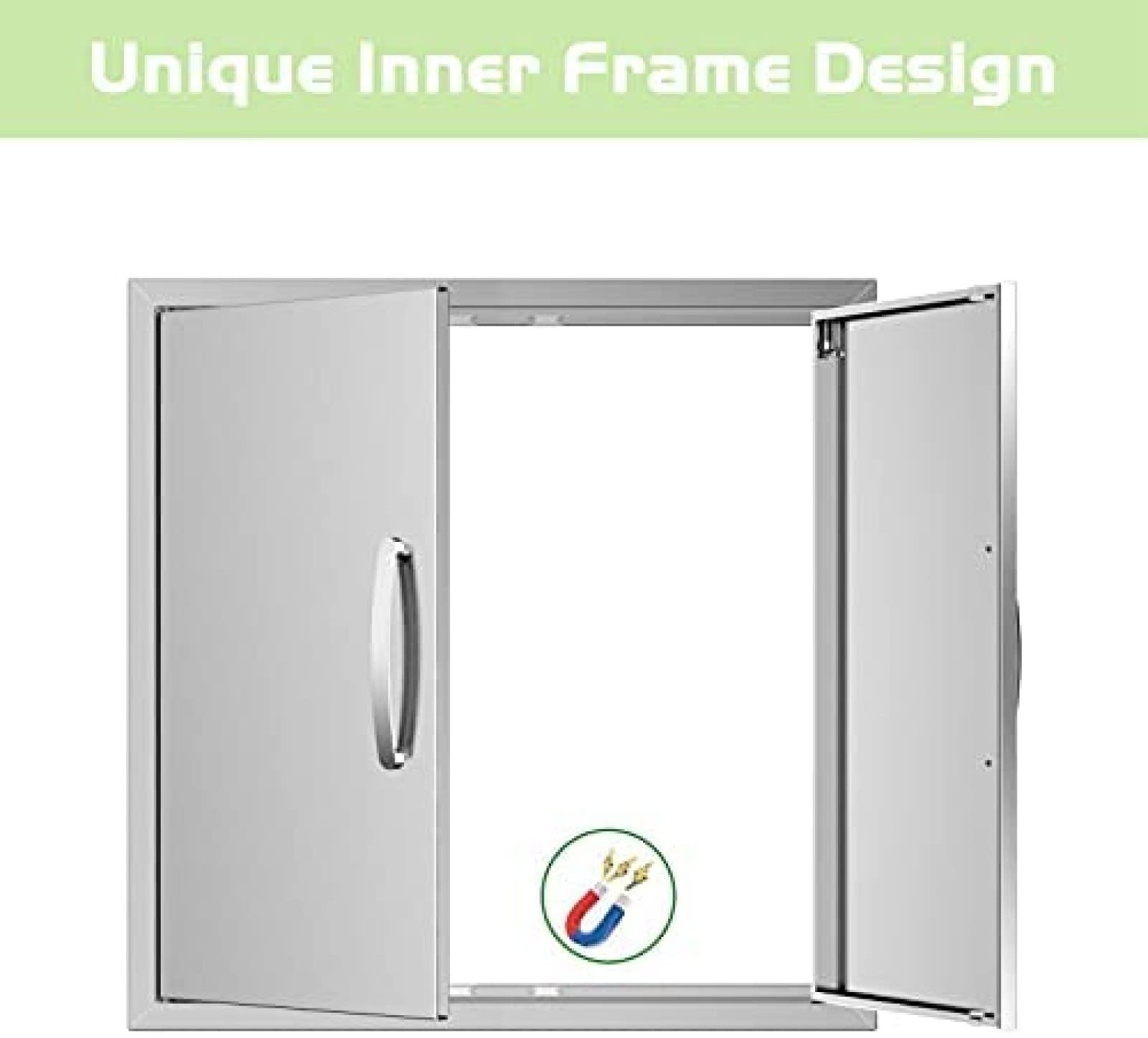 304 Stainless Steel Outdoor Kitchen BBQ Access Doors - 28