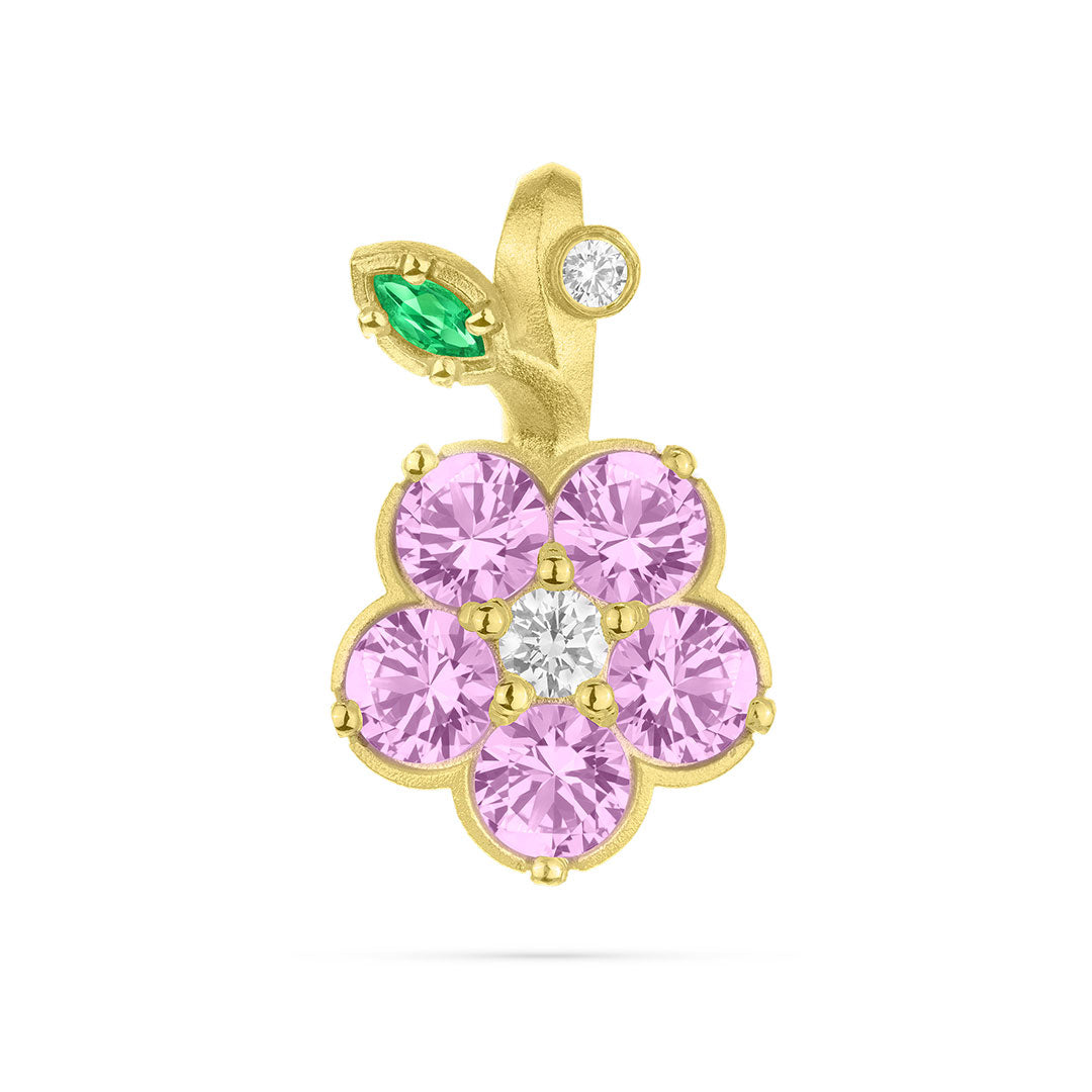 Paul Morelli Pink Sapphire Wild Child Snap Over Pendant - Elegant Jewelry for Women, Perfect for Parties, Weddings & Special Occasions
