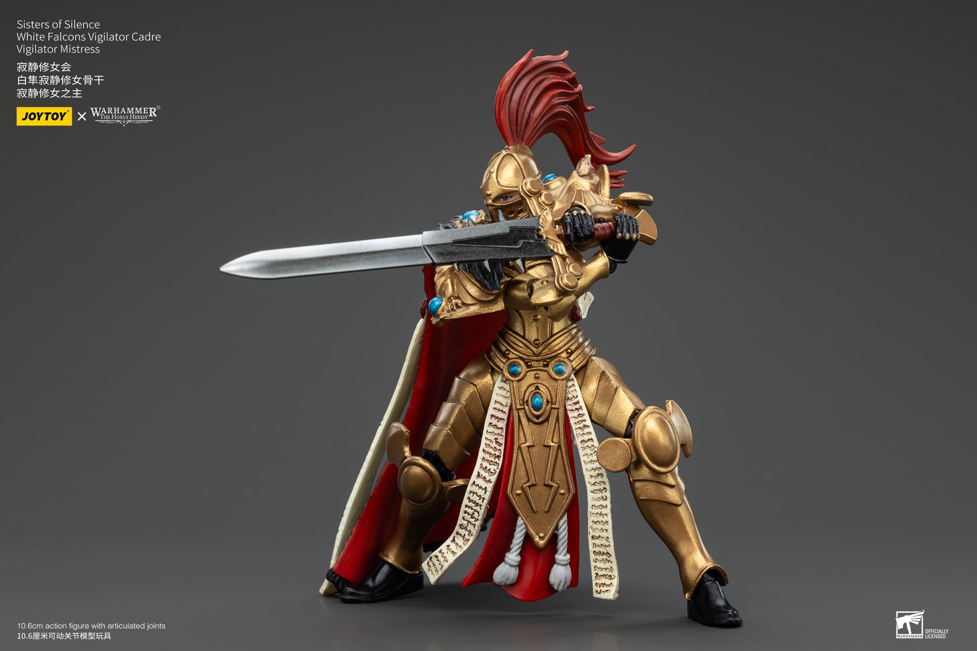 JOYTOY 1/18 Scale Warhammer The Horus Heresy Sisters of Silence Action Figure - Collectible Miniature for Tabletop Gaming & Display