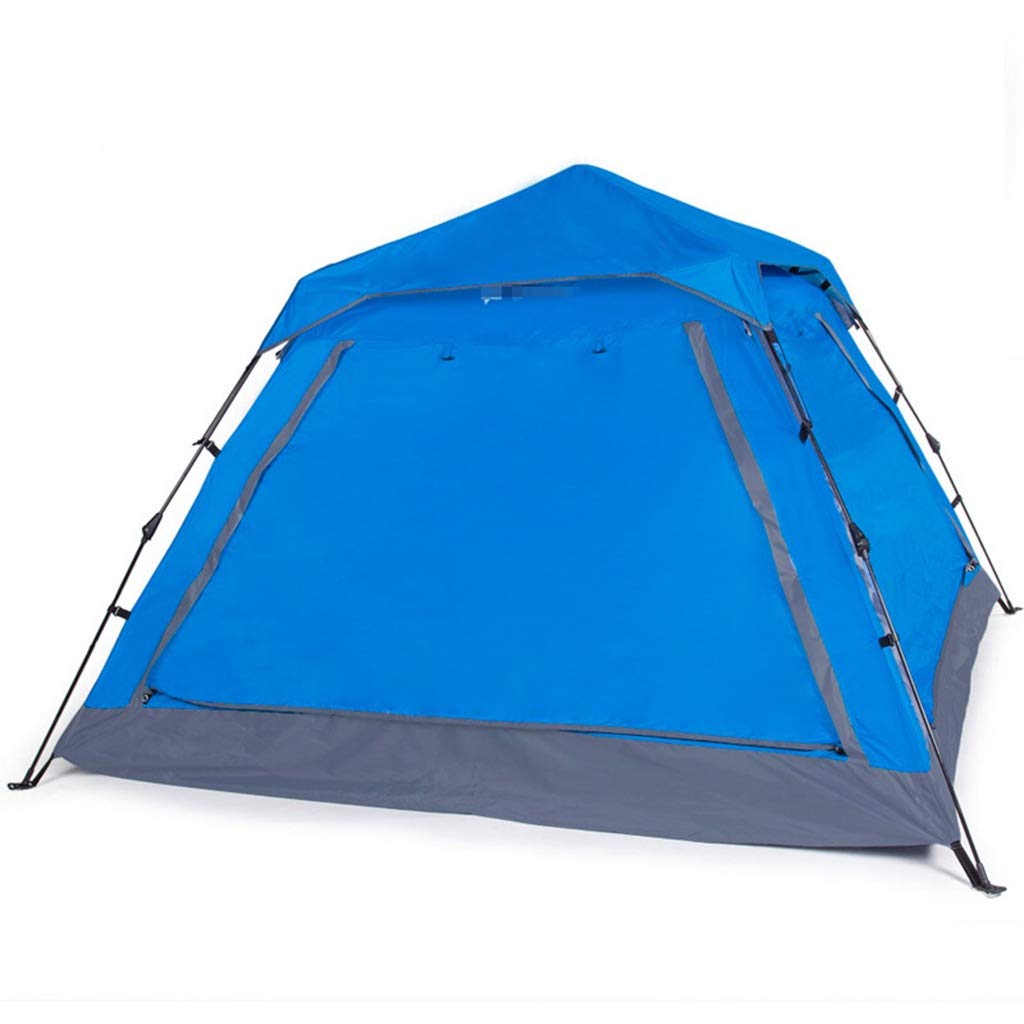 Automatic Double Pop-Up Beach Tent for 3-4 People - UV Sun Protection Outdoor Camping Shelter, Rainproof Travel Canopy for Picnic, Backyard, Poolside & Private Pergola Space
