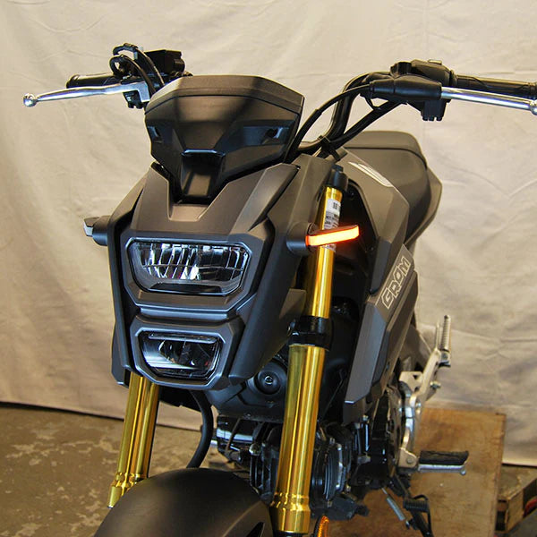 Honda Grom Front Turn Signals for 2013-2020 Models - LED Motorcycle Indicators for Enhanced Visibility & Safety - Perfect for Urban Commuting & Street Riding