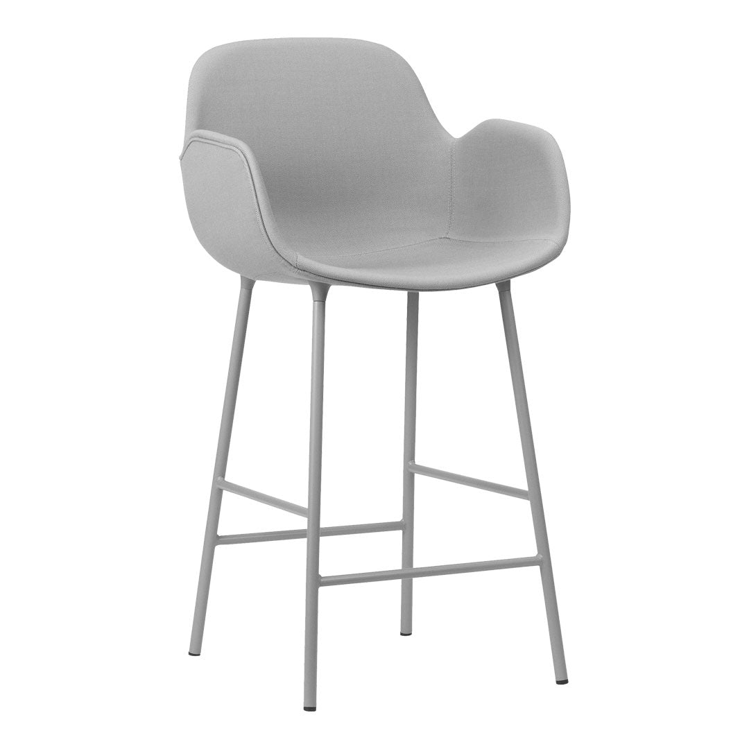 Stylish Fully Upholstered Form Counter Armchair - Perfect for Kitchen Islands, Breakfast Bars & Home Dining Areas