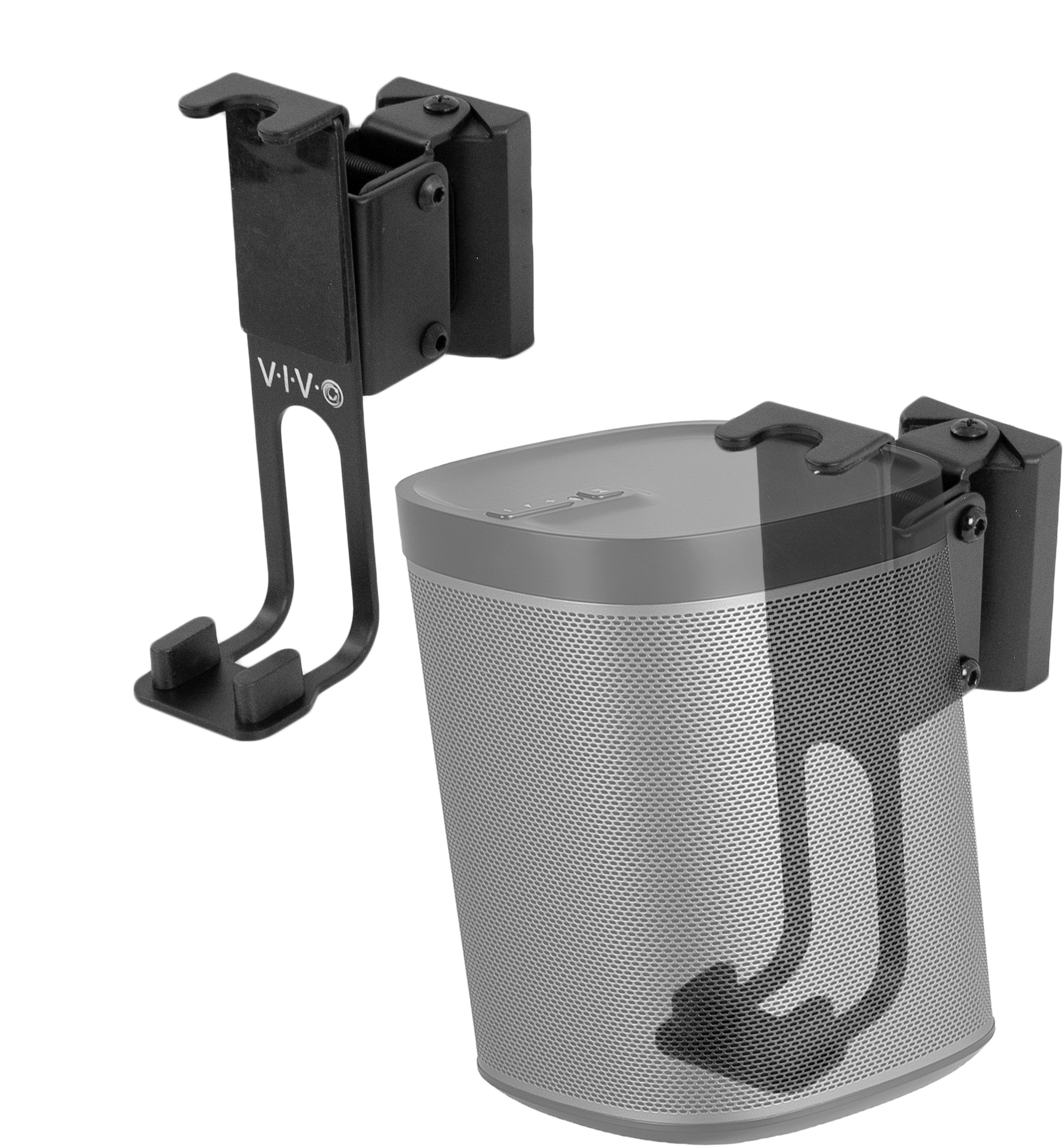 Dual Wall Mount for Sonos One, SL & Play:1 - Secure Speaker Bracket for Home Theater & Office Setup