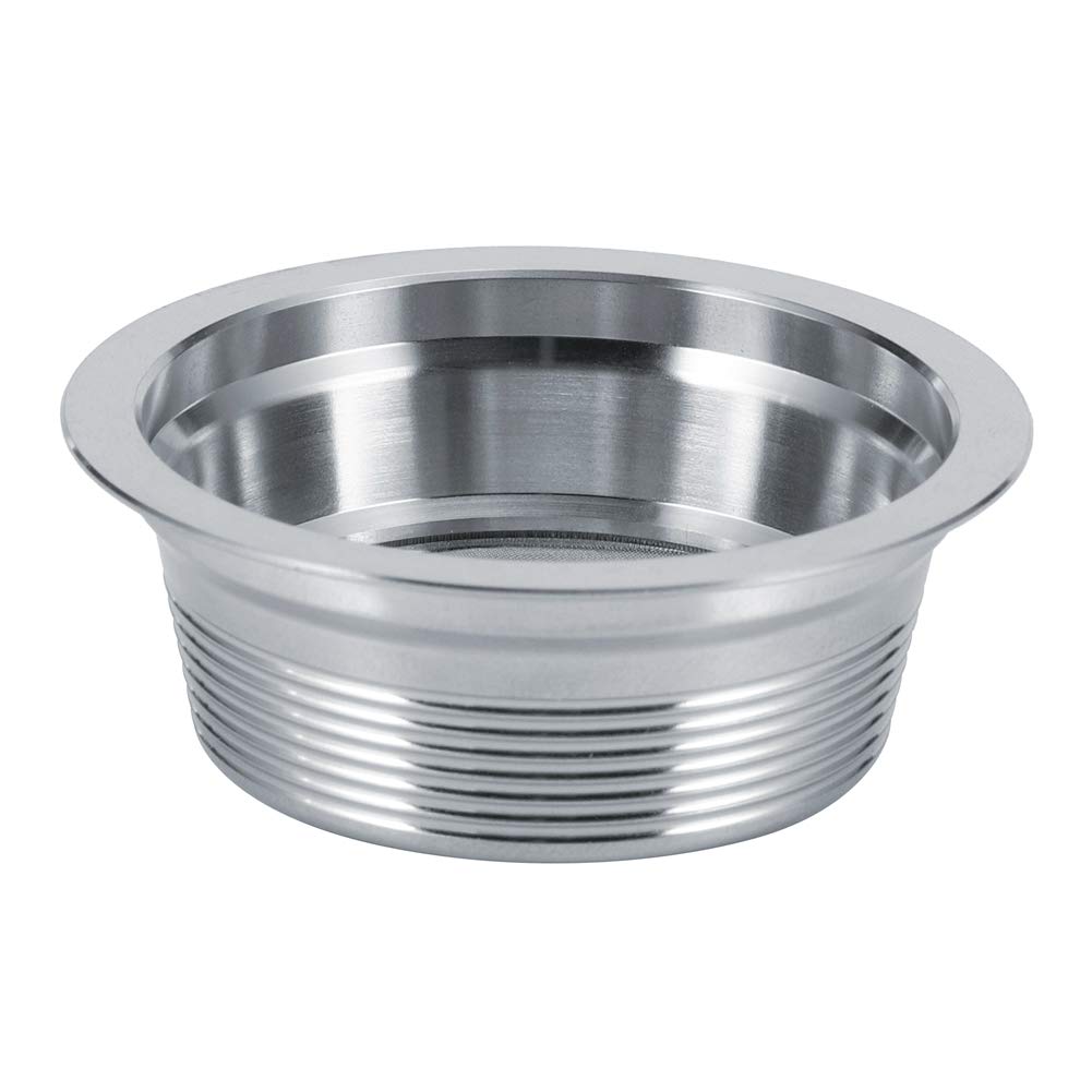 Reusable Stainless Steel Coffee Capsules for LAVAZZA A MODO MIO - Refillable Espresso Pods with Lids, Spoon & Brush - Perfect for Home & Office Coffee Brewing