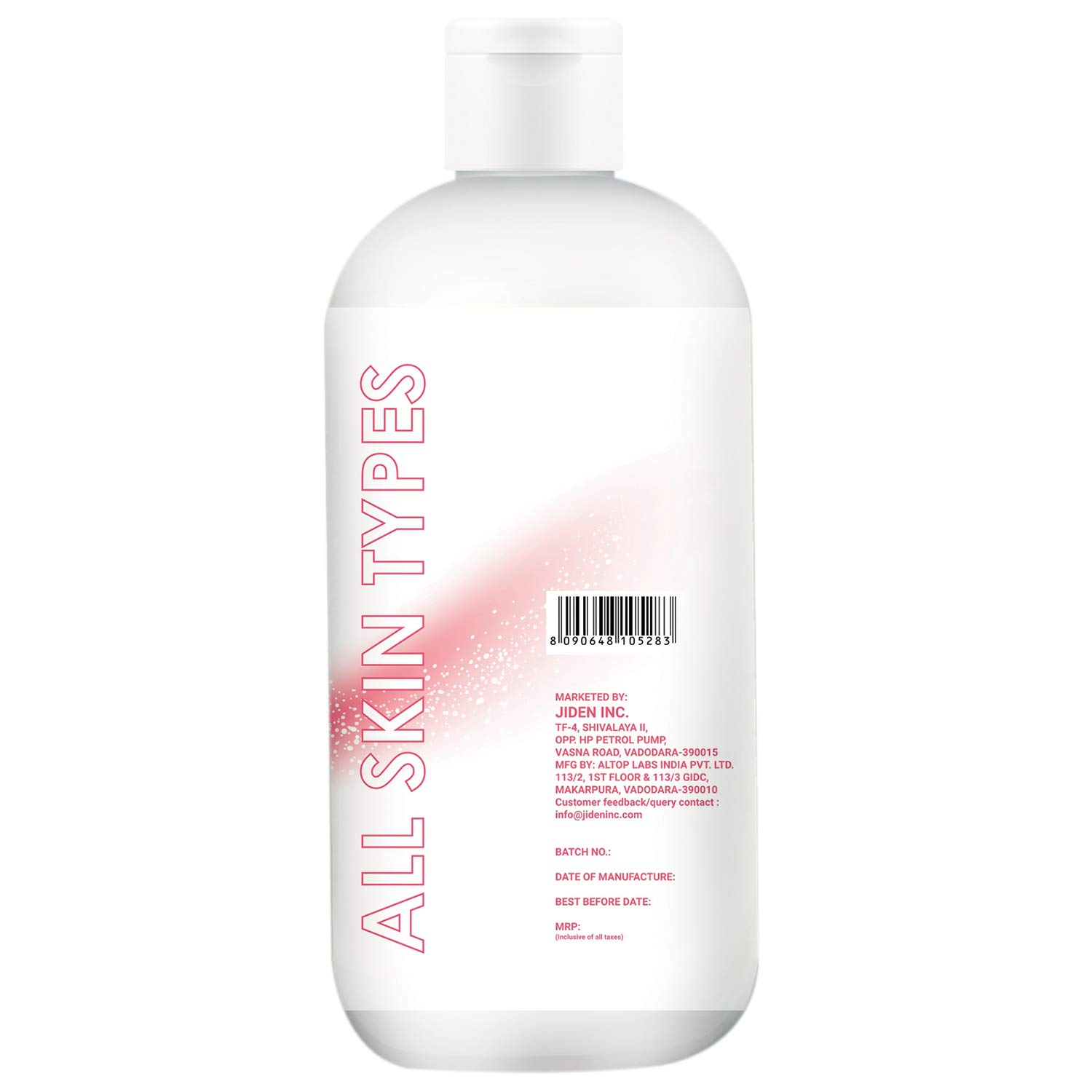 JIDEN Silky Body Wash with Shea Butter, Cocoa Butter, Aloe Butter & Mango Butter - 300ml Moisturizing Shower Gel for Dry Skin - Perfect for Daily Hydration & Relaxing Bath Time