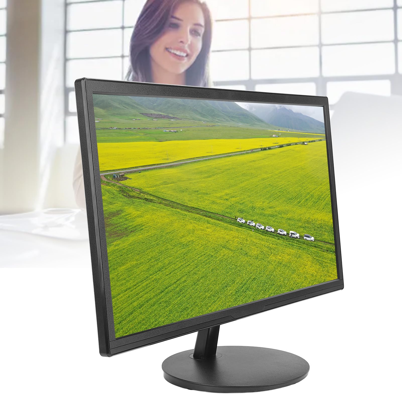 22 Inch Ultra-Thin IPS FHD 1080P 75Hz Gaming Monitor - 99% sRGB LED Computer Screen with 1ms Response, 178° Viewing Angle & Eye Care Technology - Perfect for Home Office, Gaming & Graphic Design